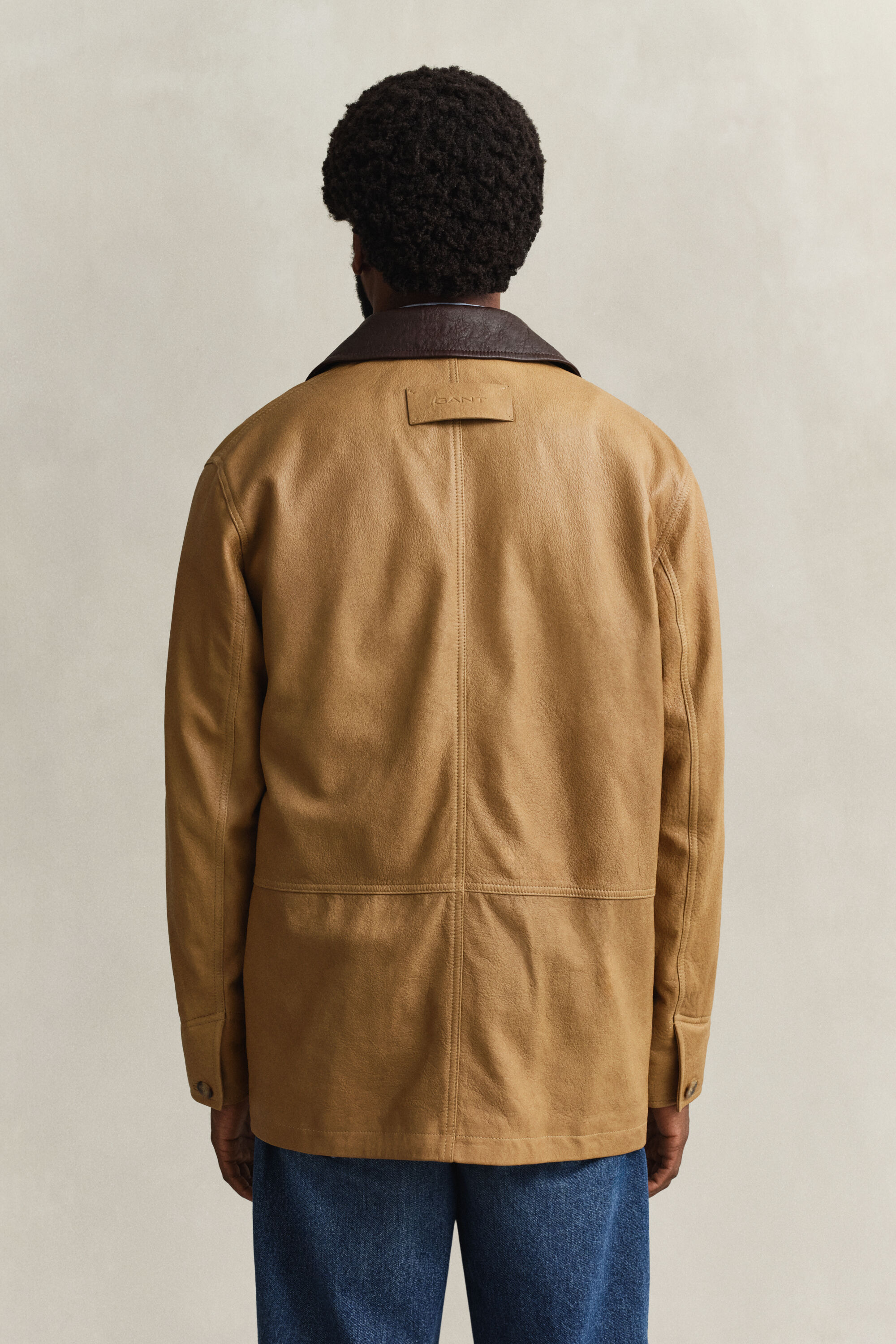 Veste Decker en cuir