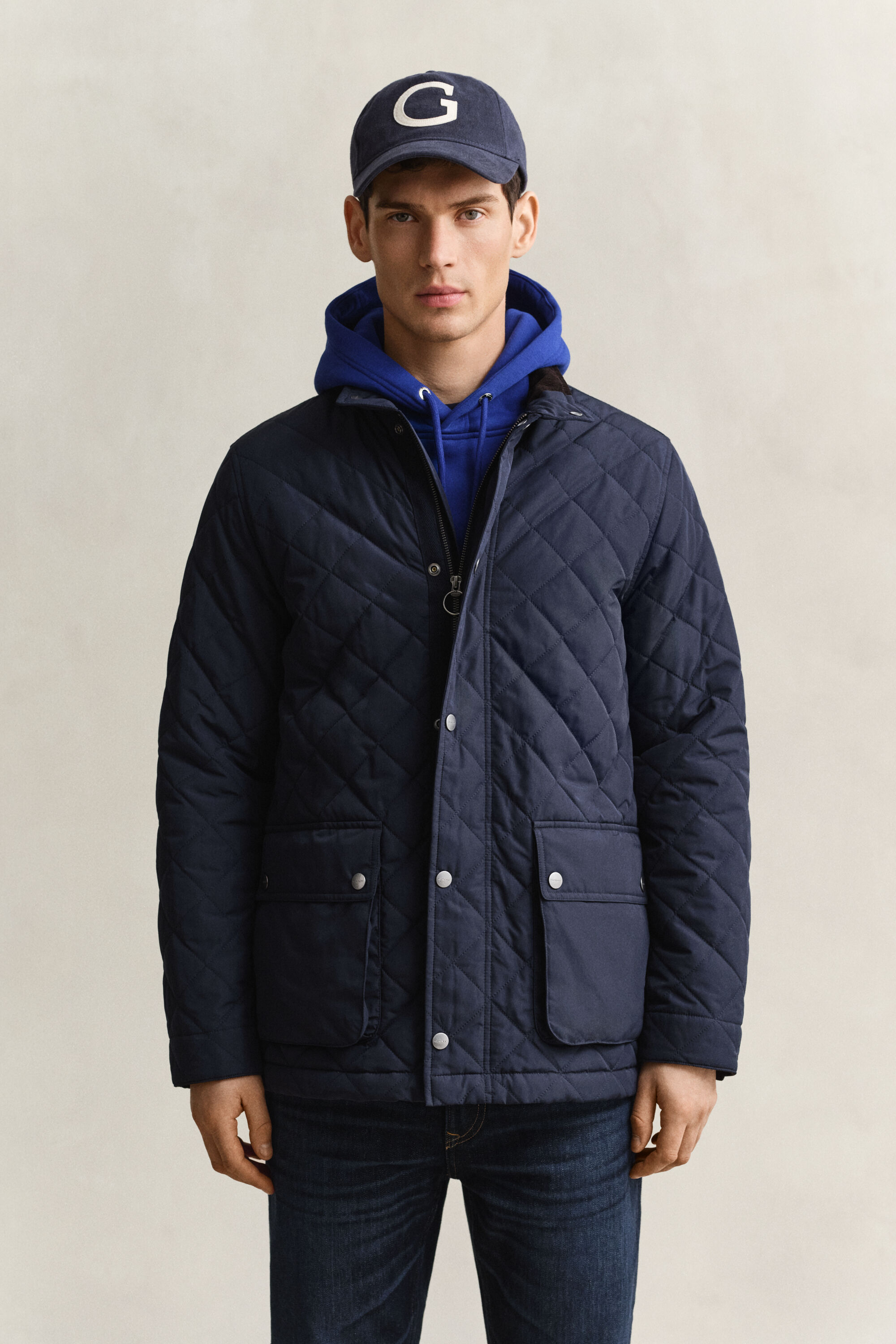 Veste mi-longue matelassée