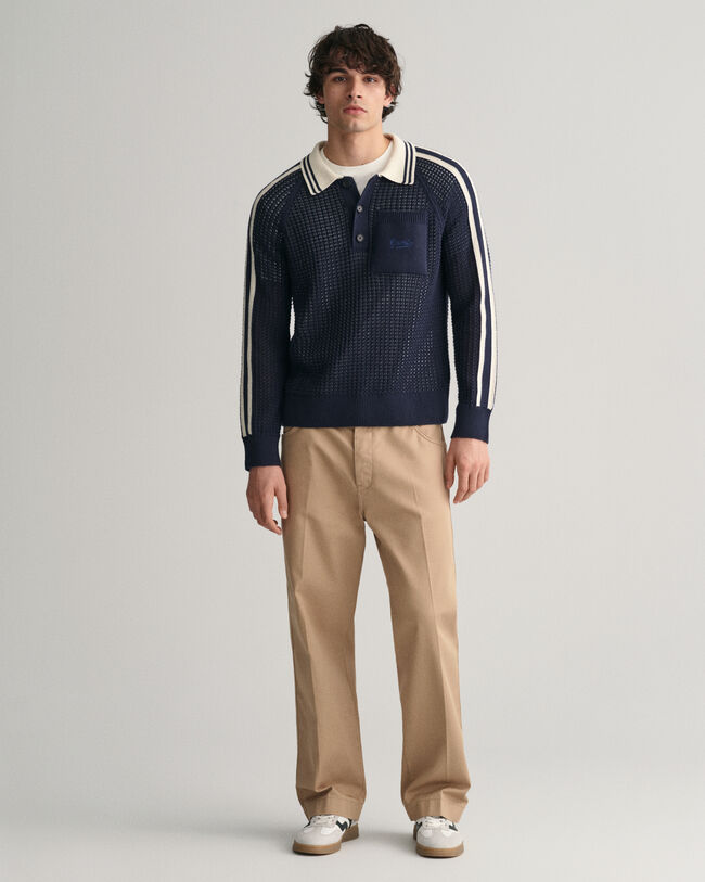 Pantalon plissé à cinq poches STA