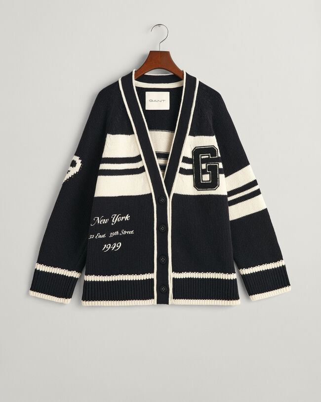 Cardigan col V GANT Varsity