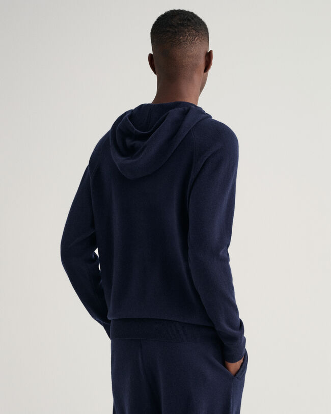 Sweat &agrave; capuche en maille