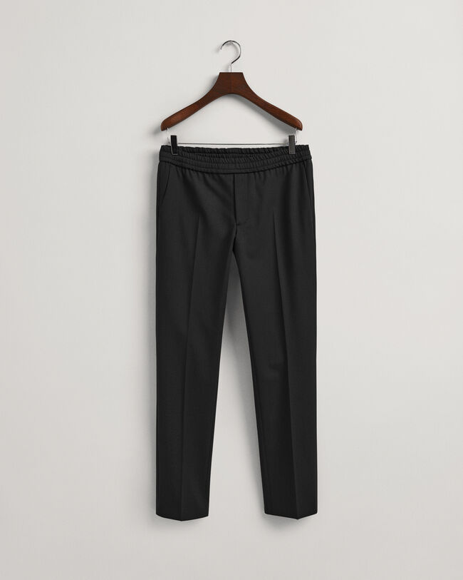 Pantalon de jogging slim fit en sergé Hallden