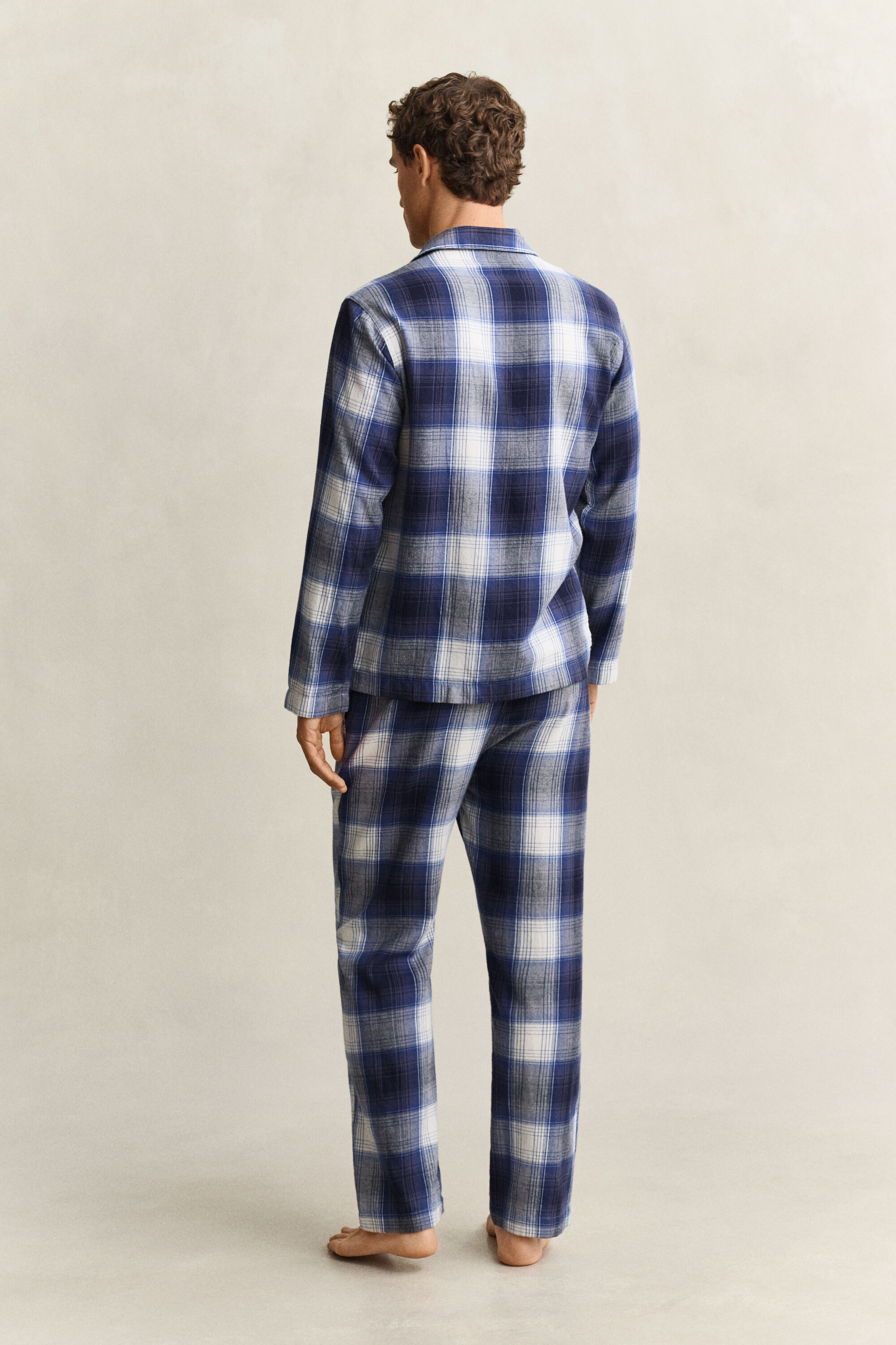 Coffret cadeau pyjama en flanelle à carreaux