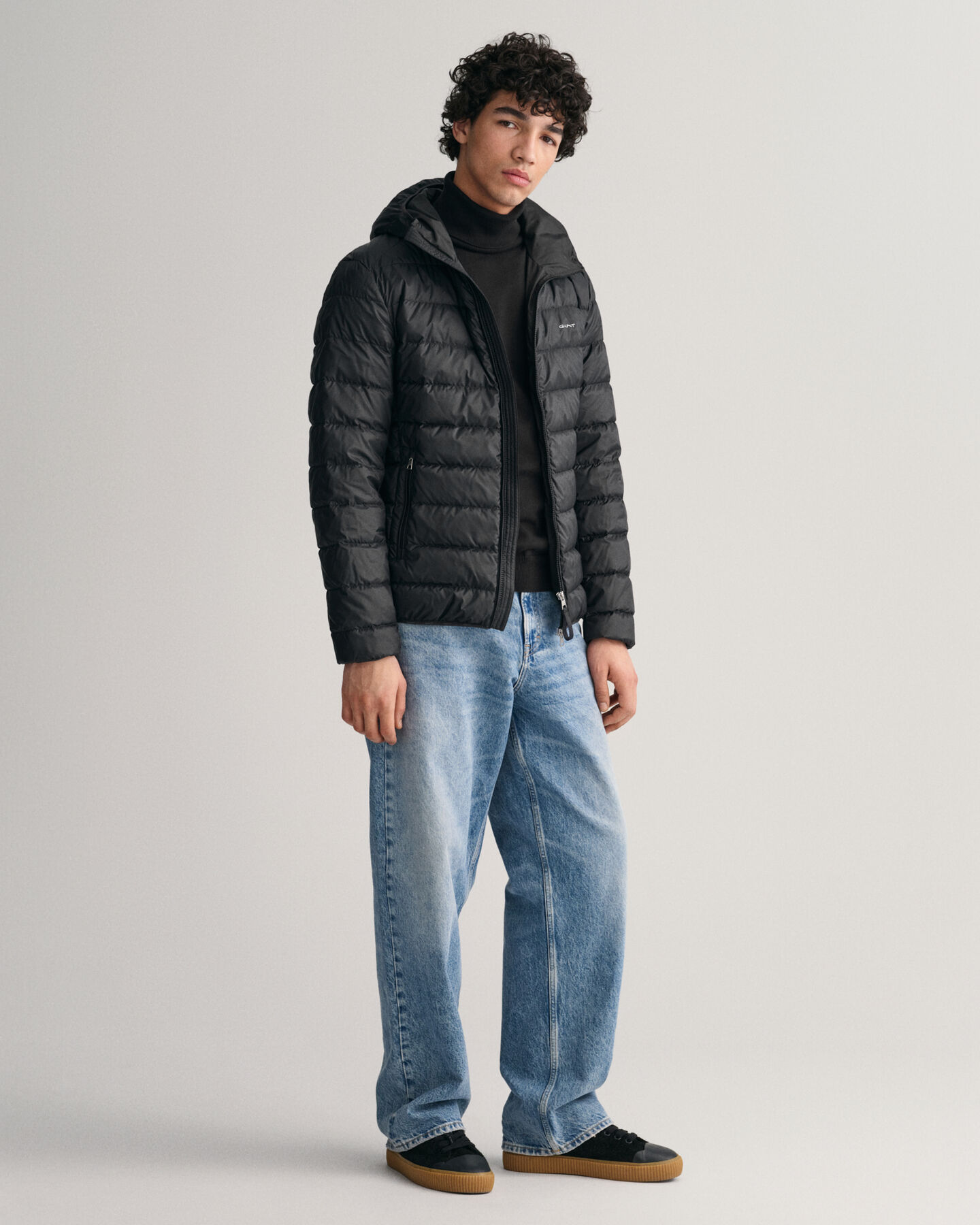 Doudoune légère à capuche