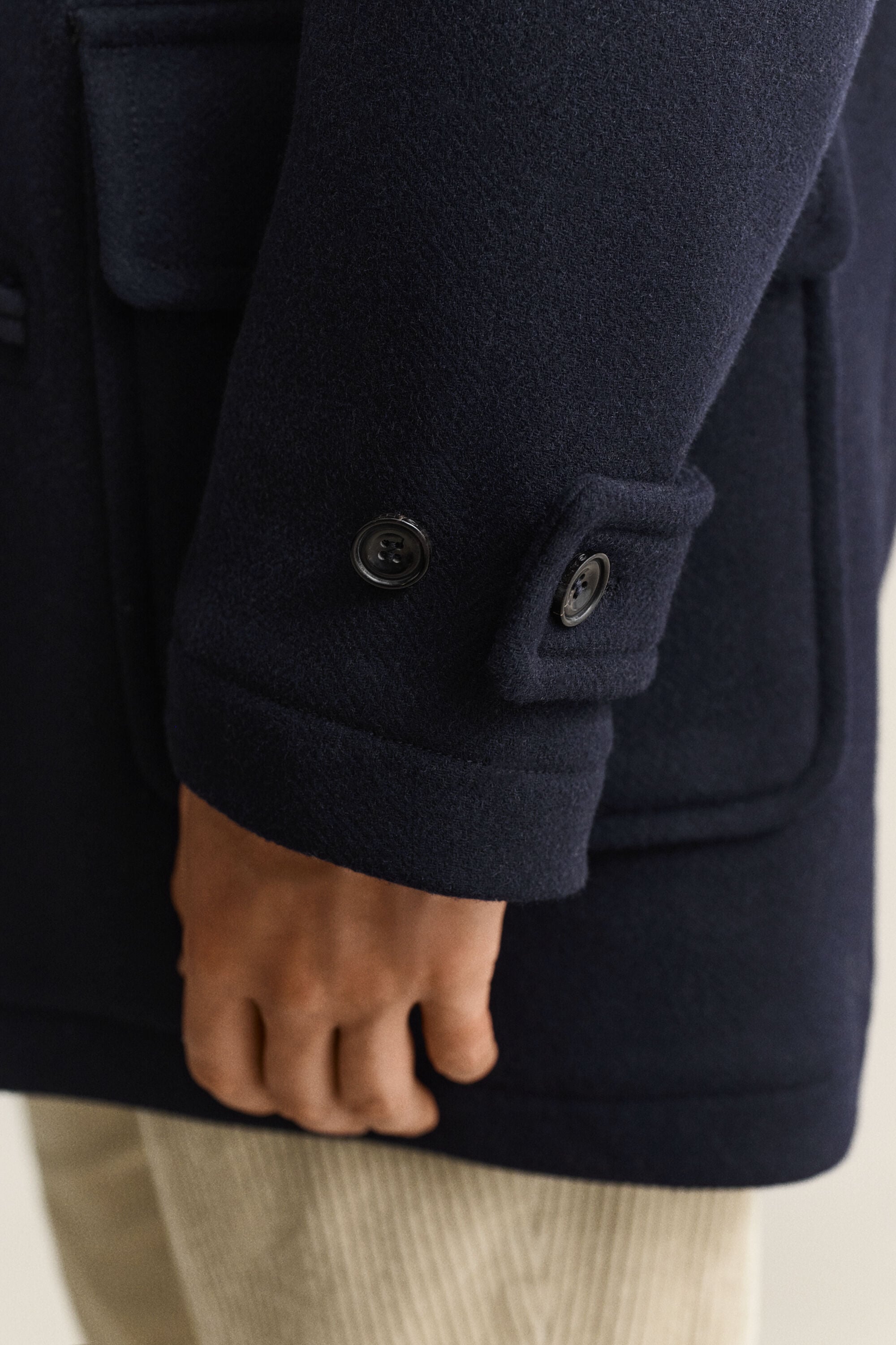 Veste duffle-coat en laine