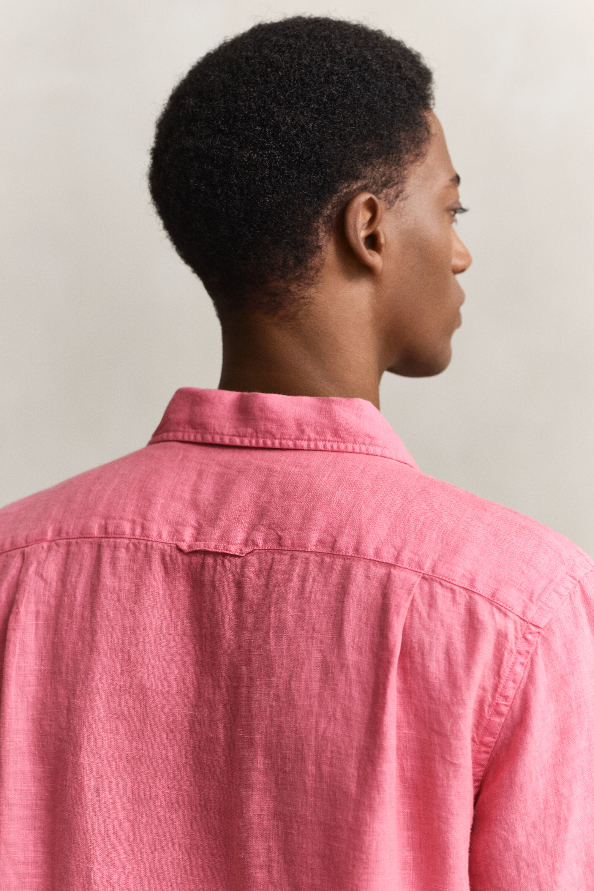 Chemise à manches courtes en lin