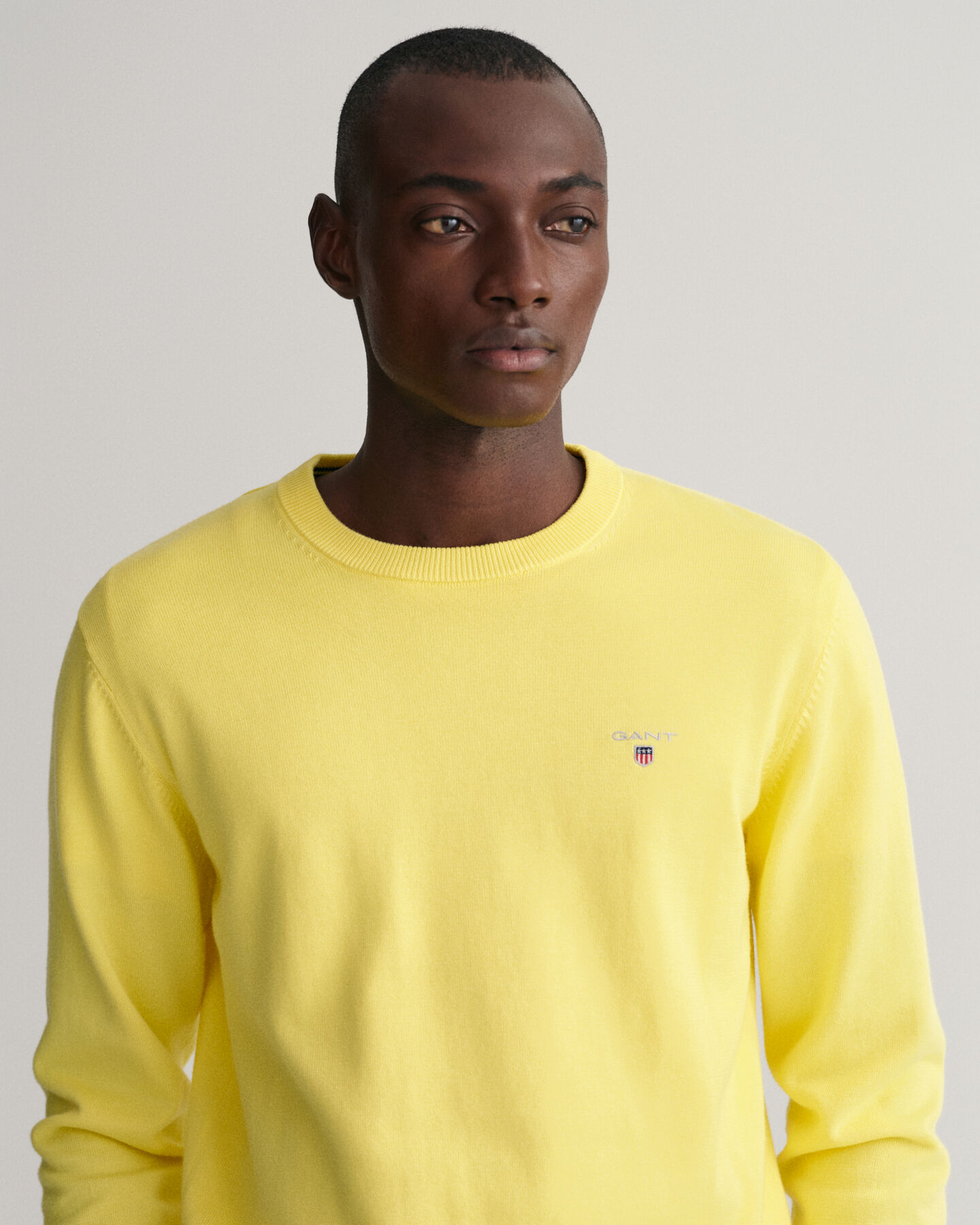 Pull ras du cou en coton Classic