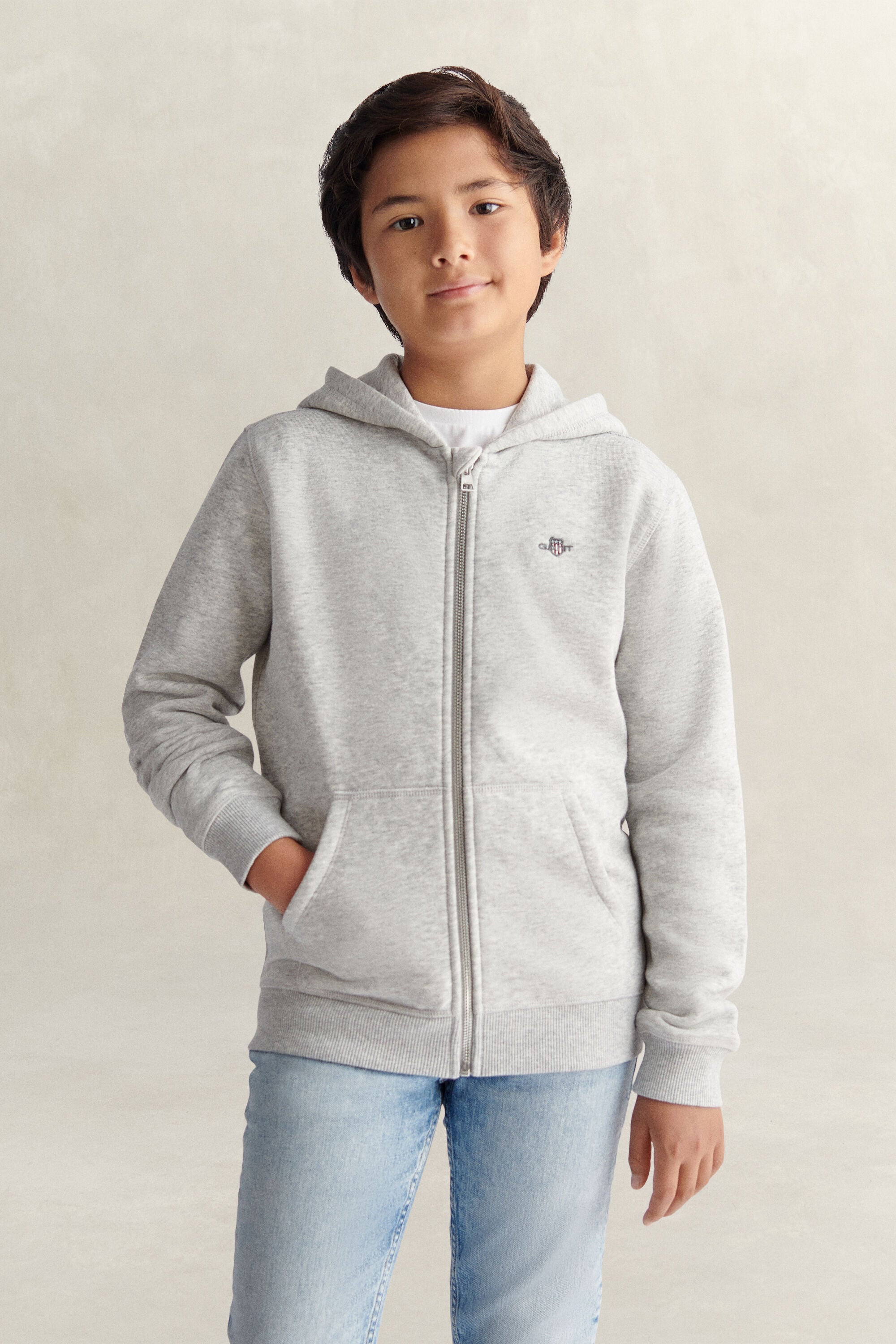 Sweat à capuche zippé Shield Ado