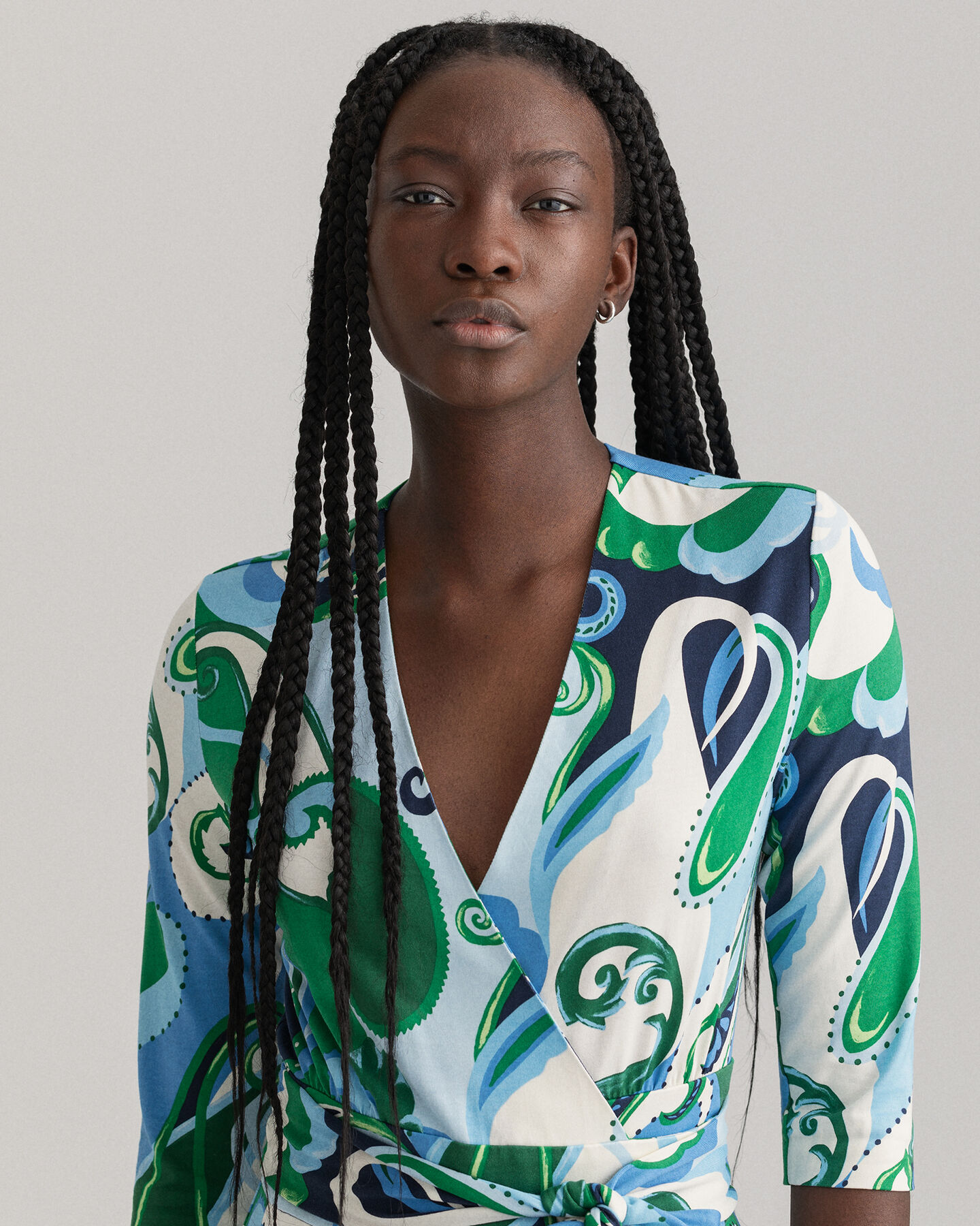 Combishort à motif cachemire