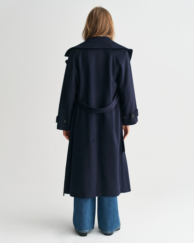 Trench-coat en laine