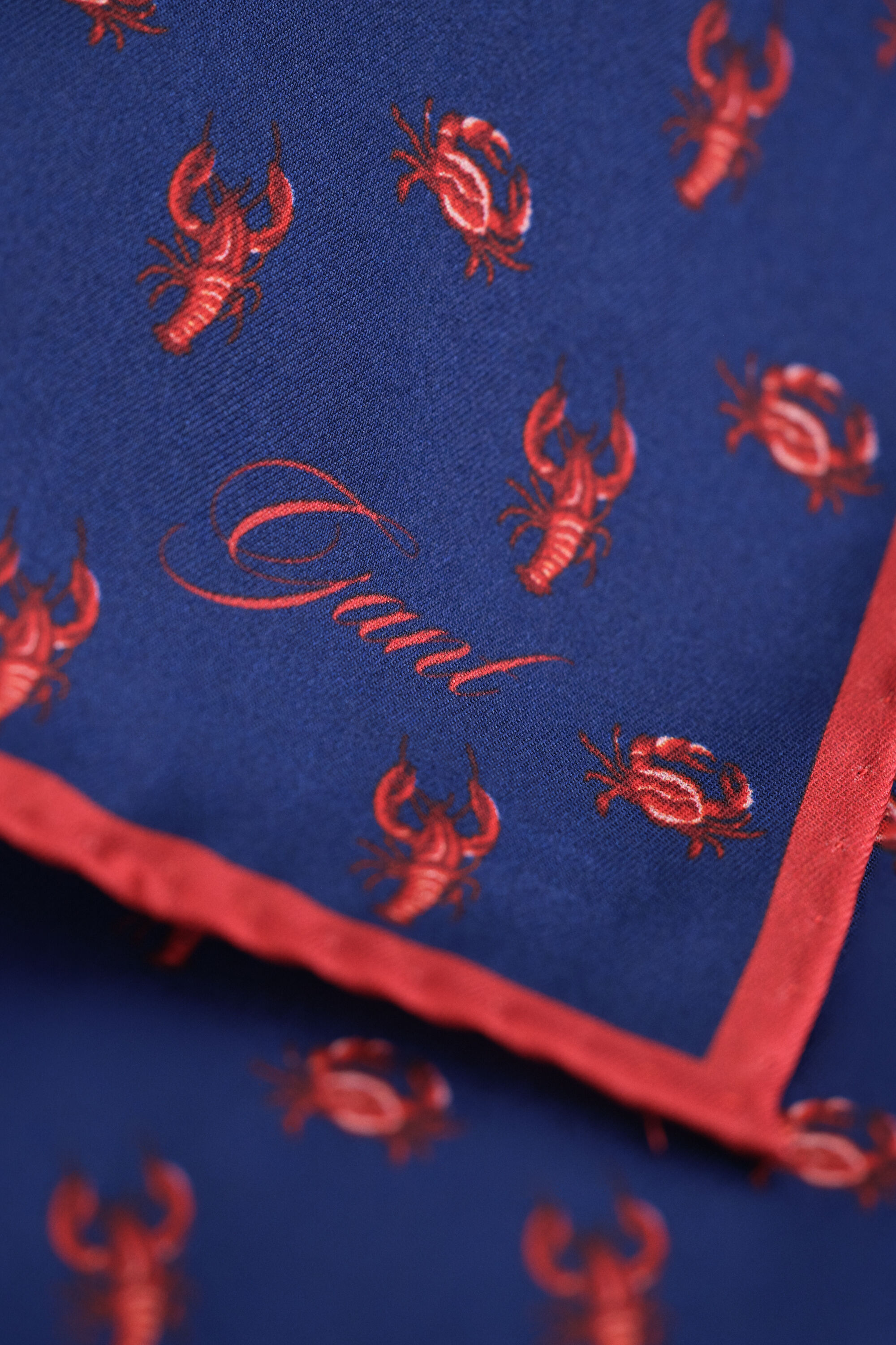 Pochette à motif crabe
