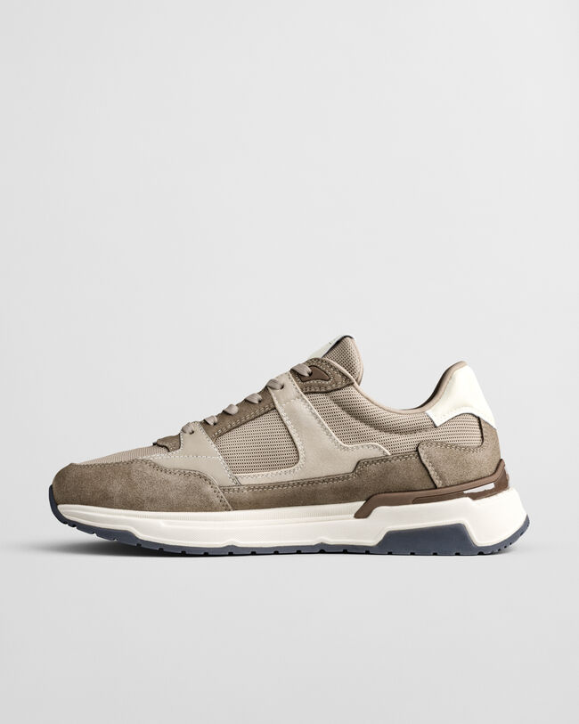 Baskets en daim et mesh Jeuton