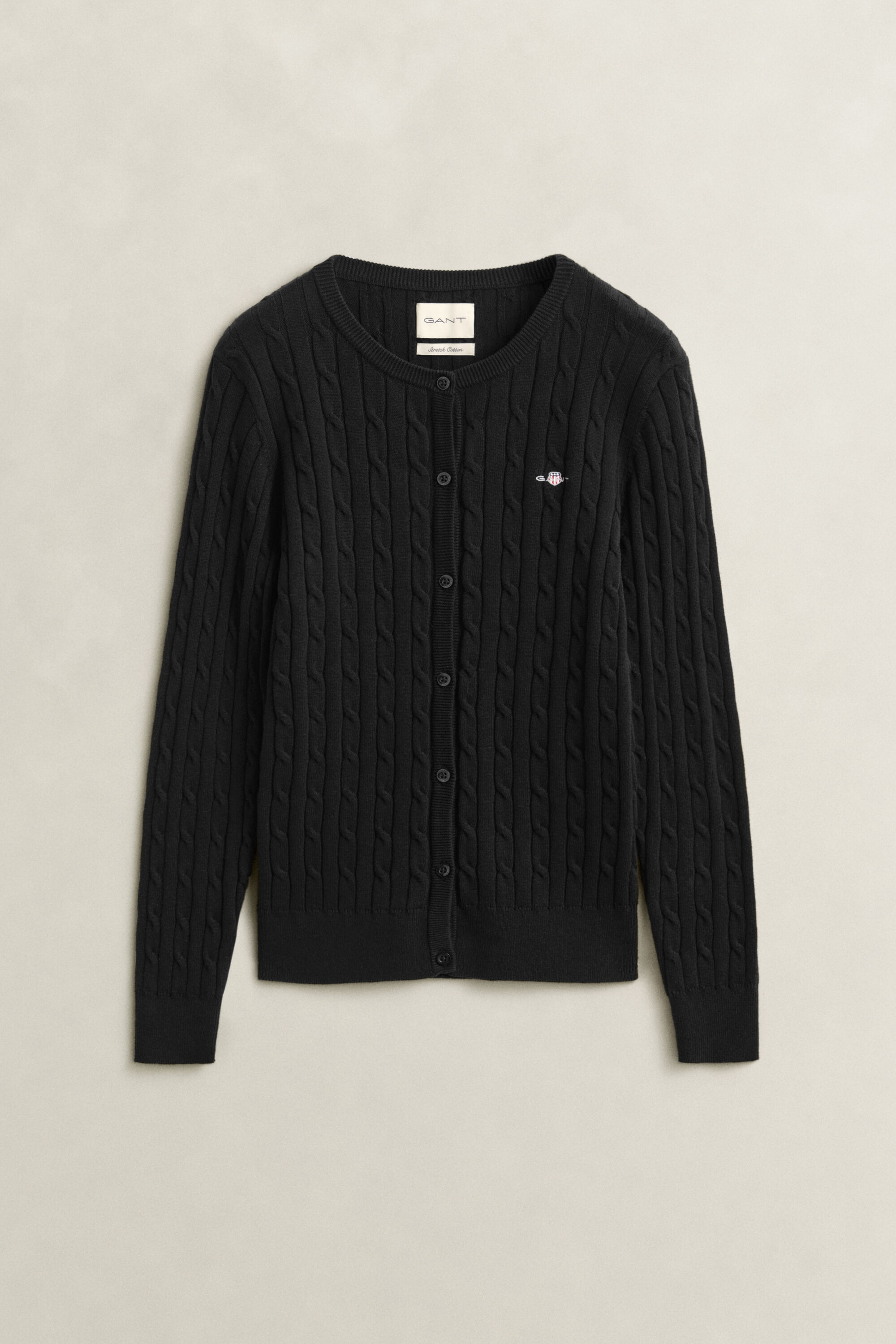 Cardigan en maille torsadée