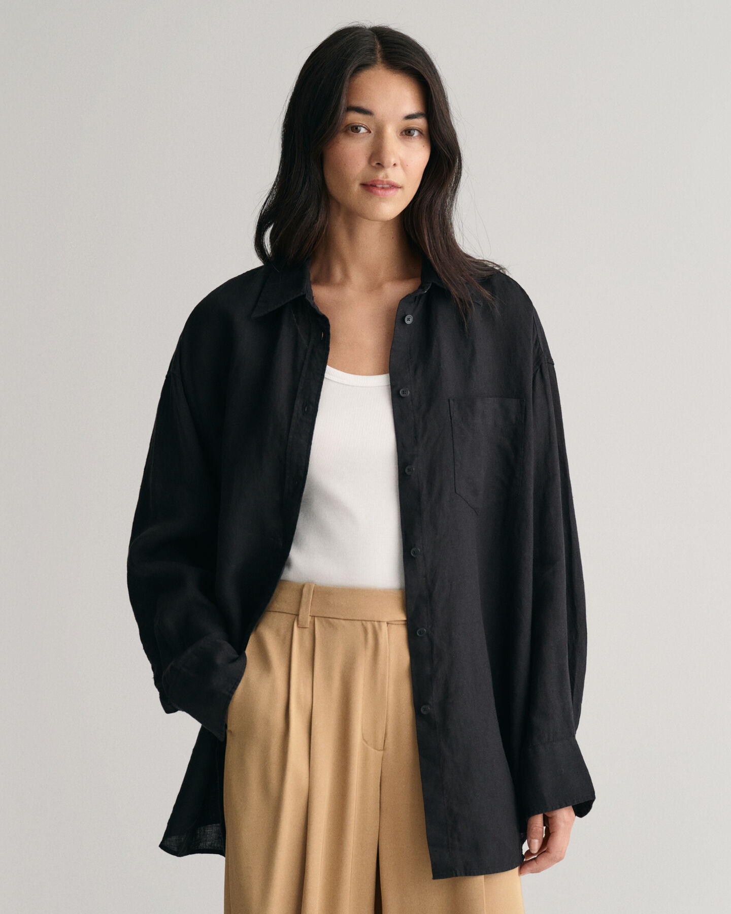 Chemise ultra-ample en lin