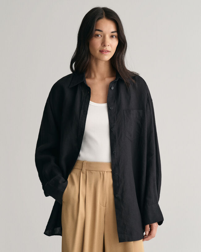 Chemise ultra-ample en lin