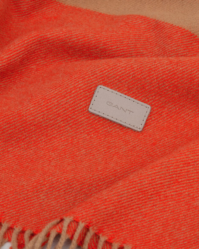 Jeté de lit à rayures multicolores