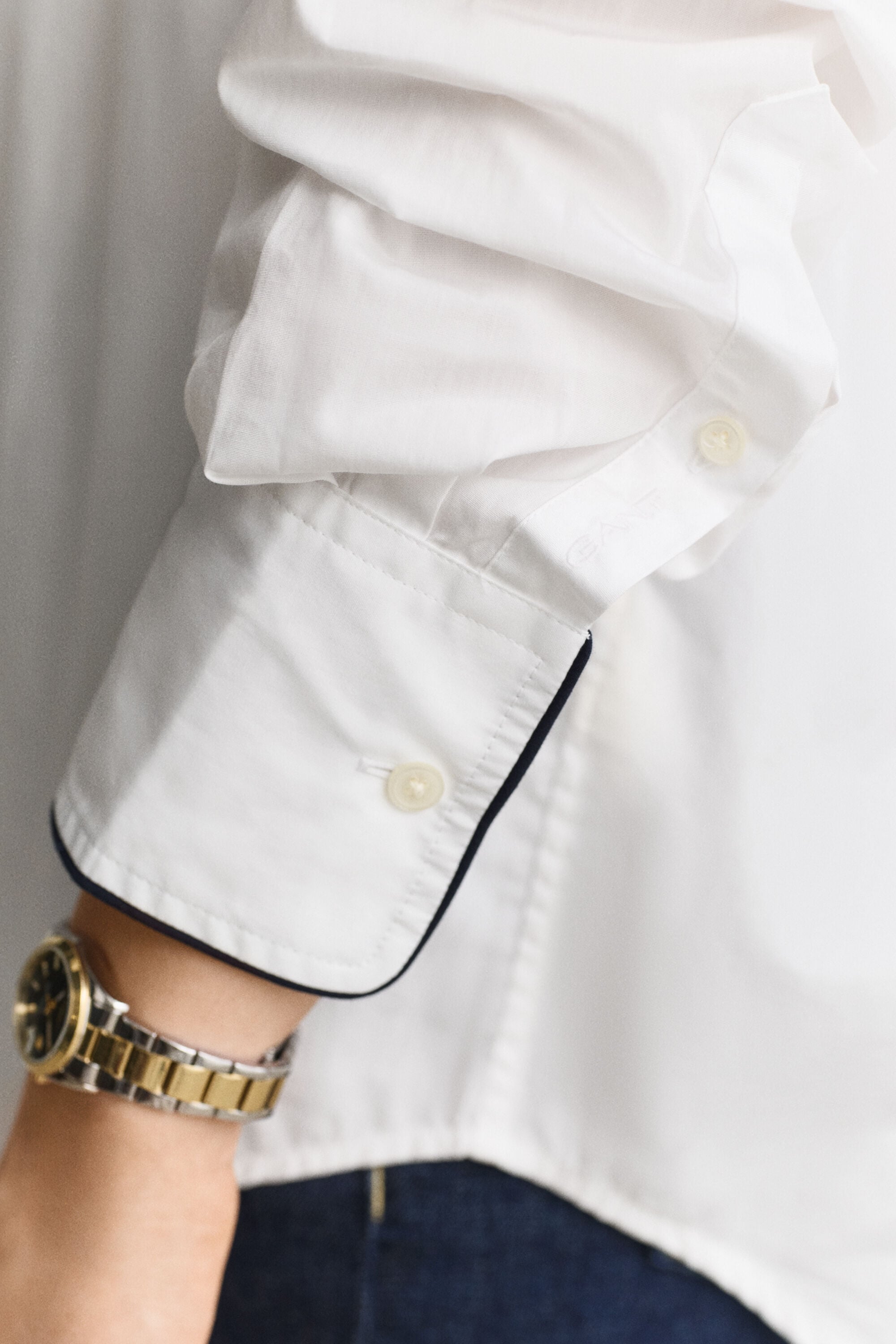Chemise avec passepoil