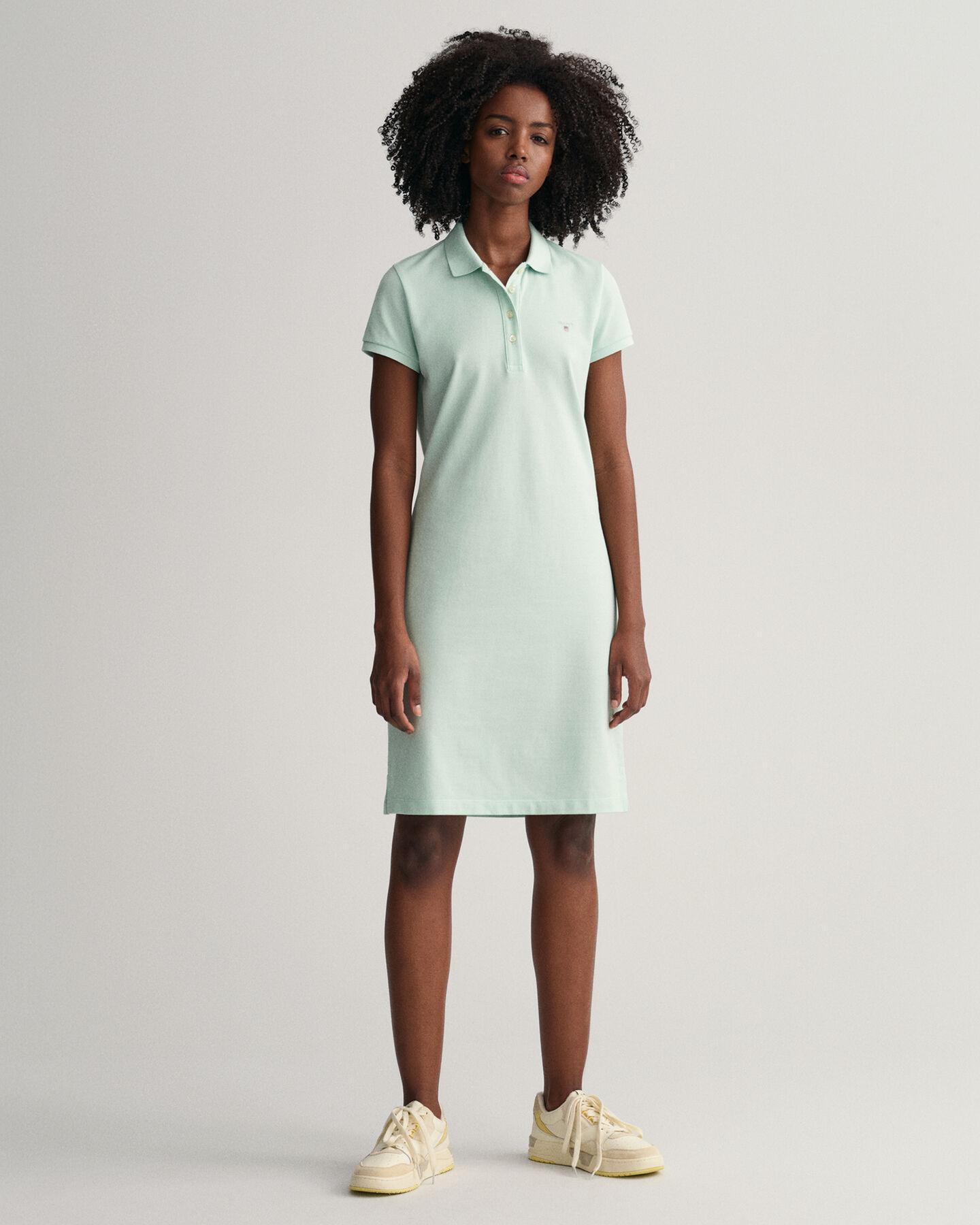 Robe polo en coton piqu&eacute; Original