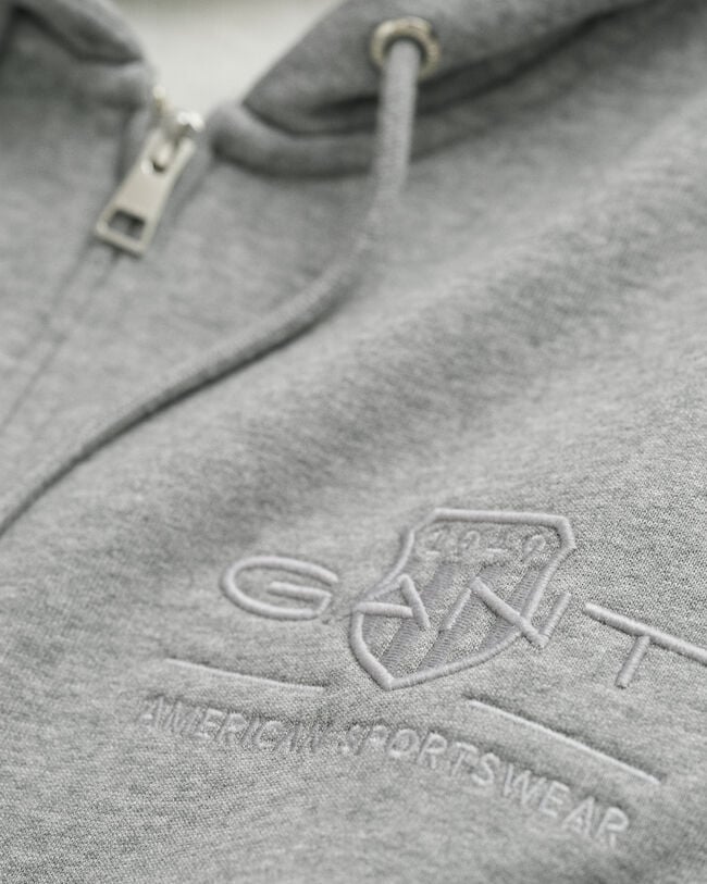 Sweat à capuche zippé Tonal Shield