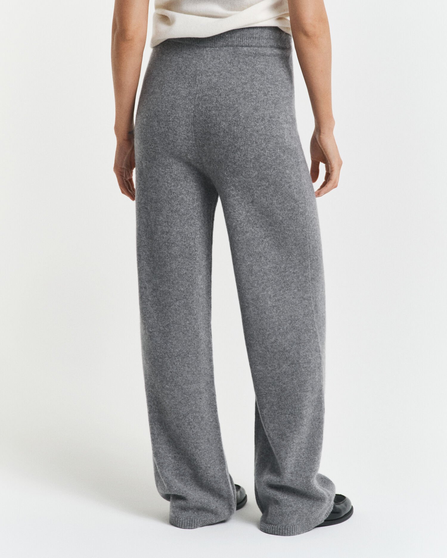 Pantalon en laine tricotée