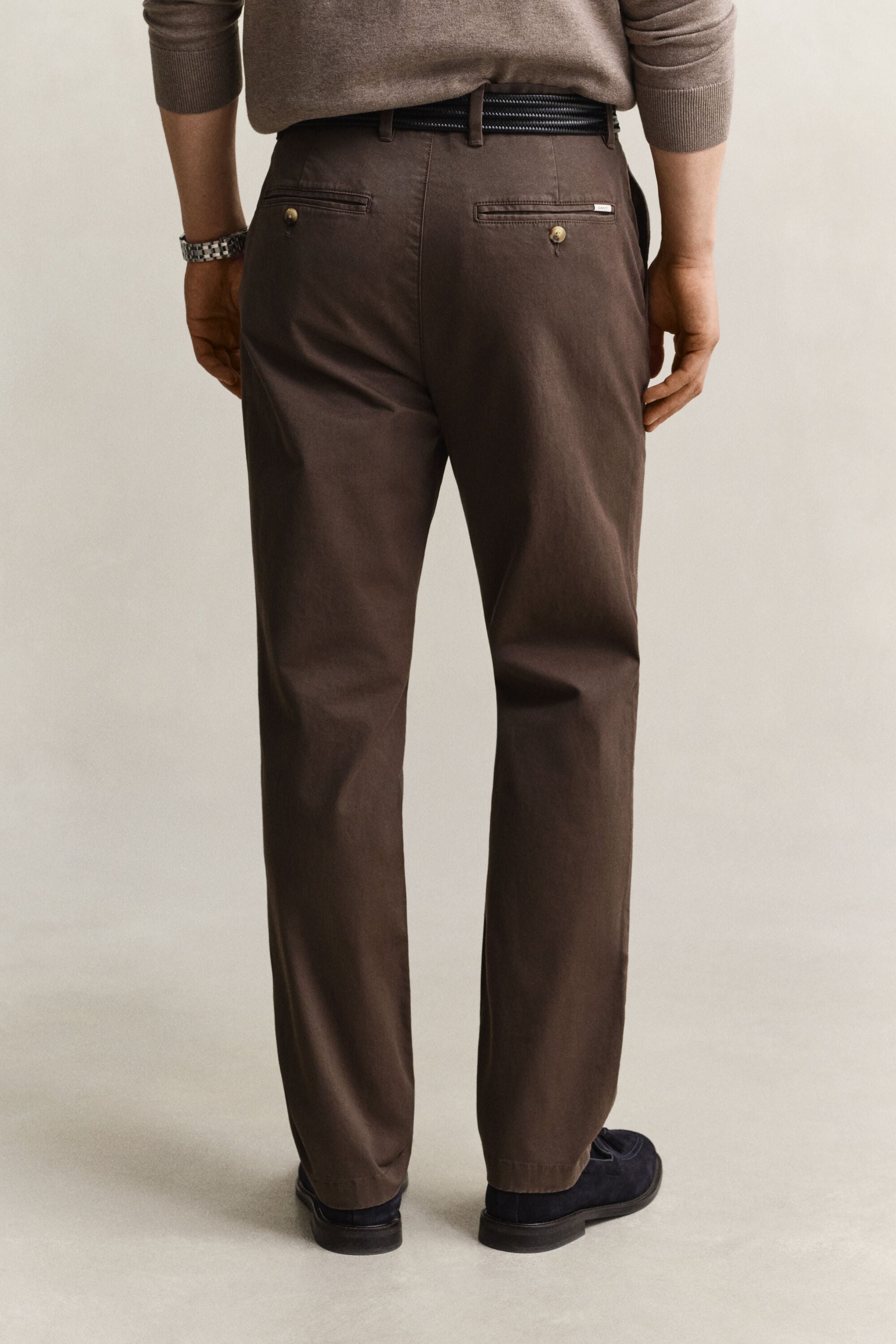 Pantalon chino classique coupe regular
