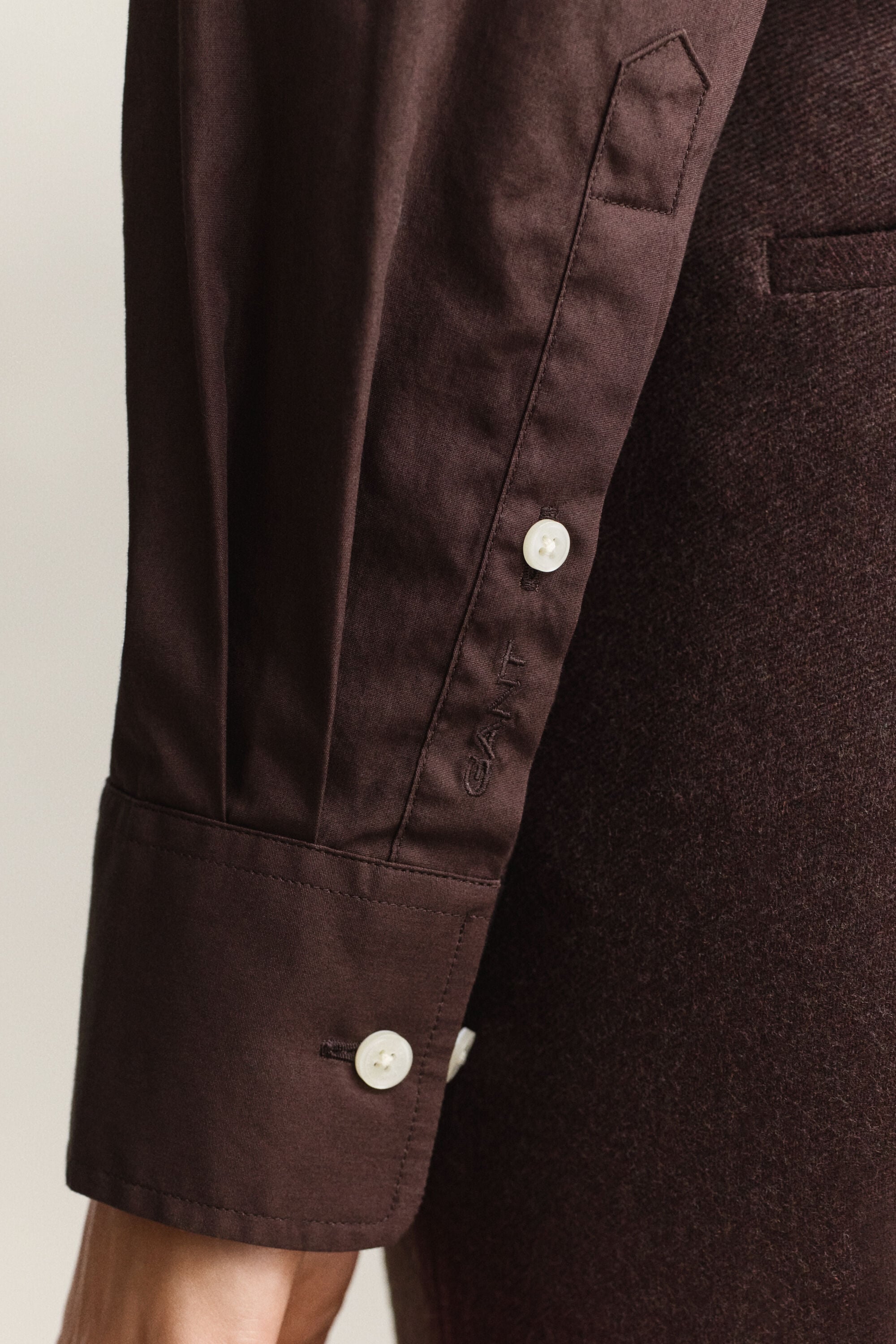 Chemise coupe décontractée en popeline classique
