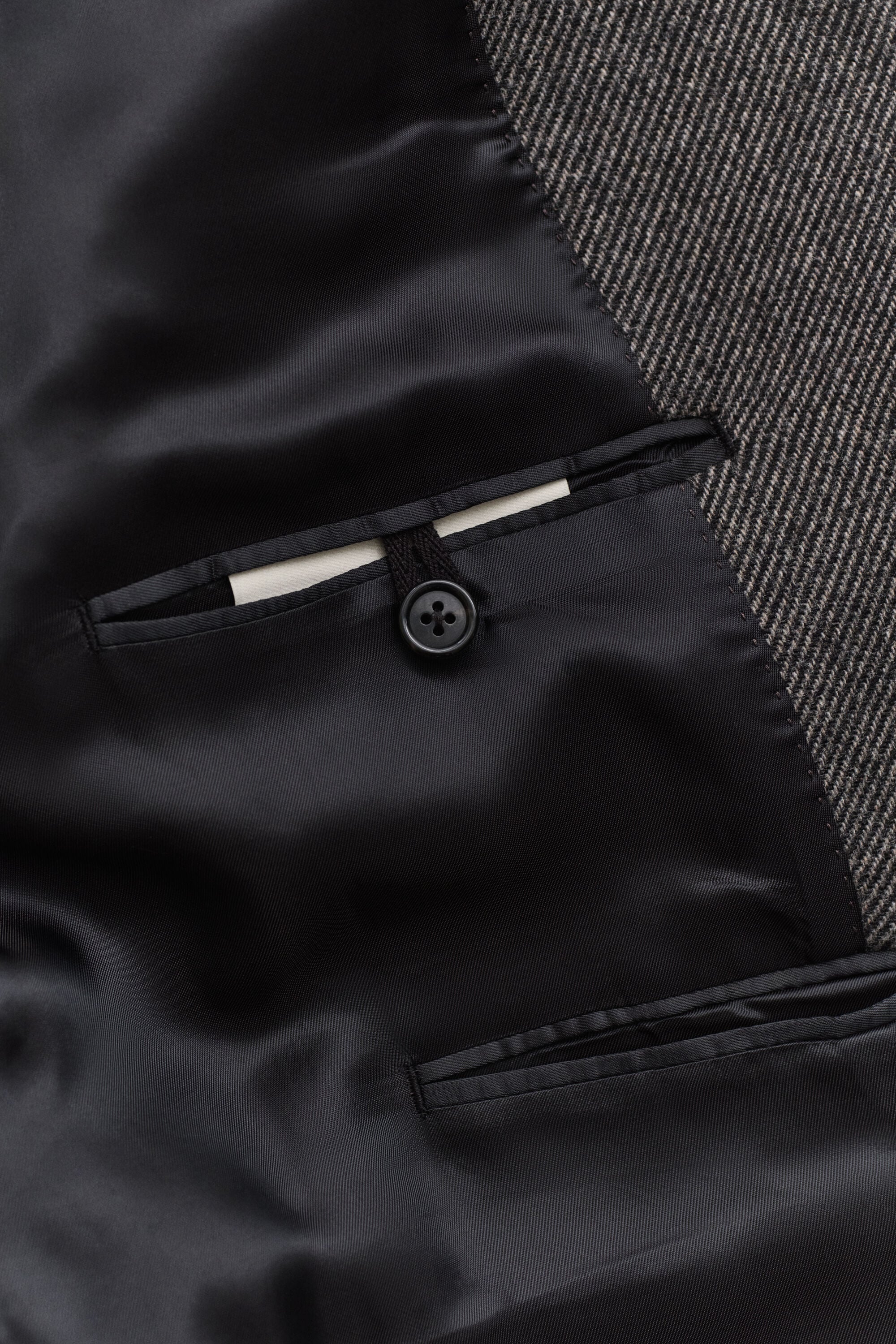 Manteau en laine bicolore
