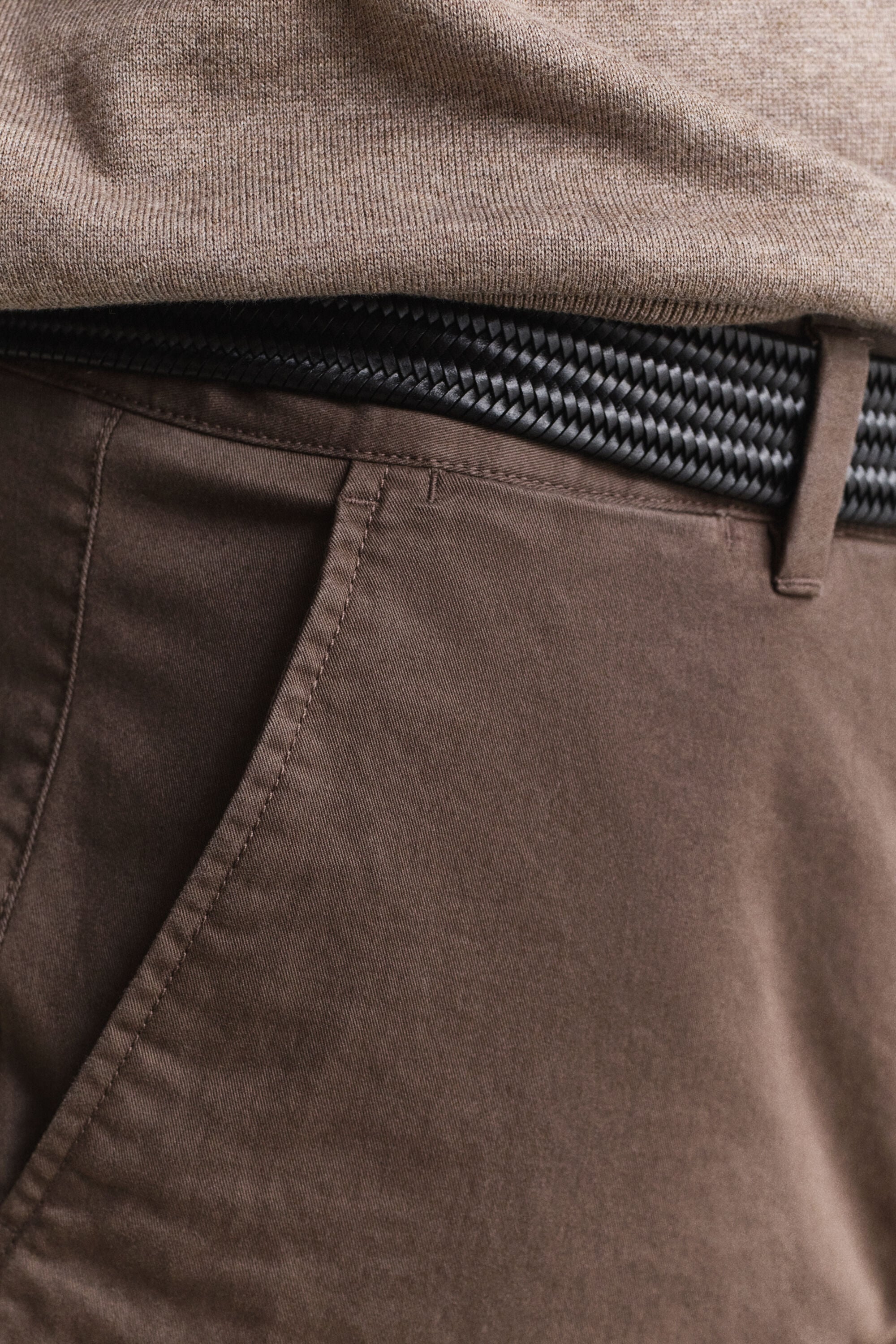 Pantalon chino classique coupe regular