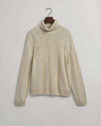 Pull col roulé à torsades épaisses Teen Girls