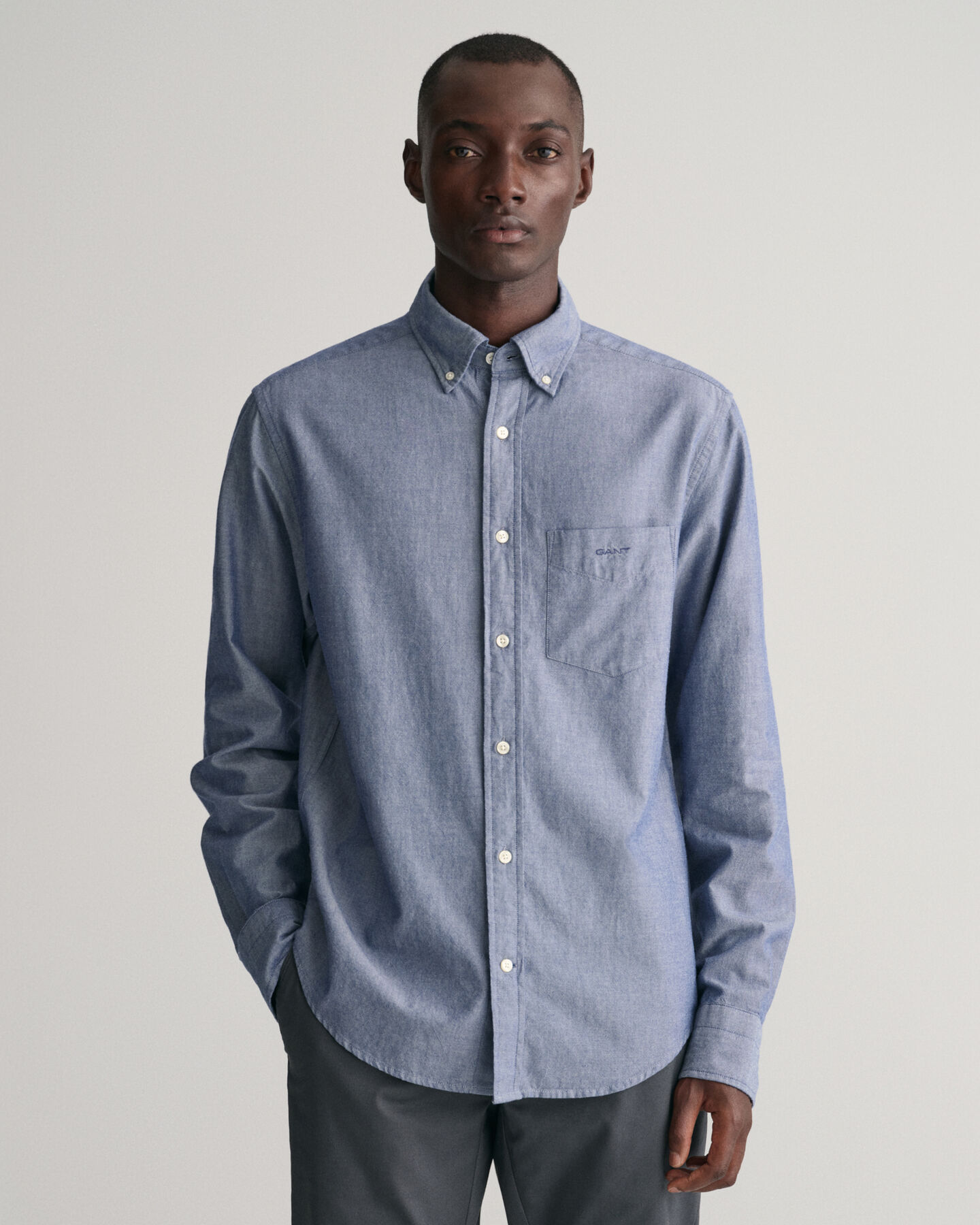 Chemise regular fit en coton Oxford Archive