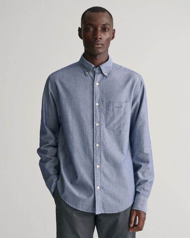 Chemise regular fit en coton Oxford Archive