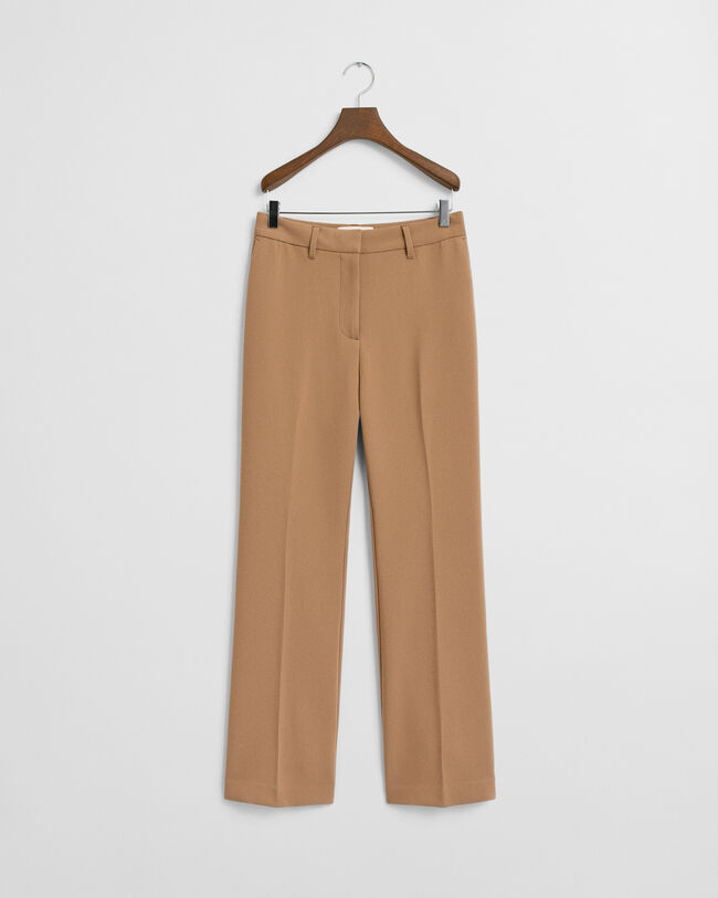 Pantalon habillé coupe slim évasé