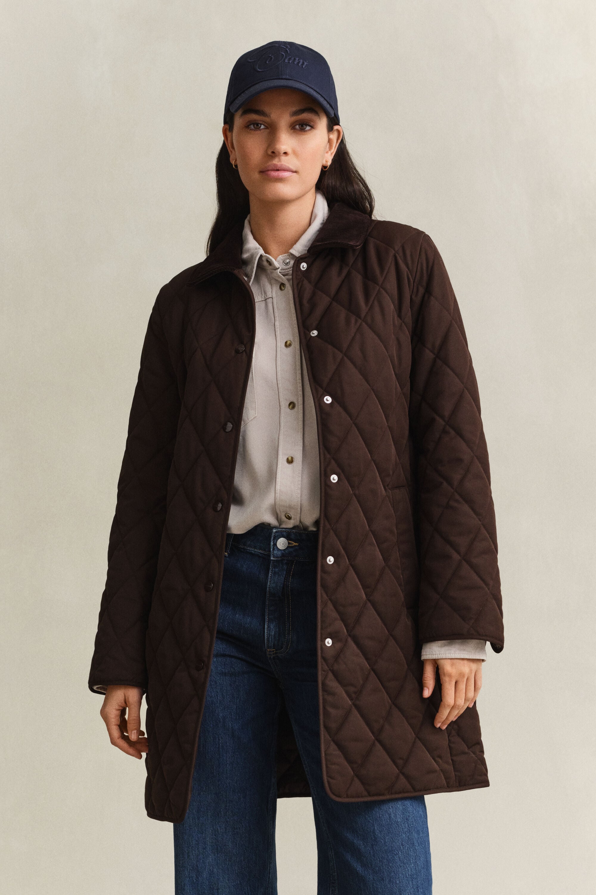 Manteau matelassé ajusté