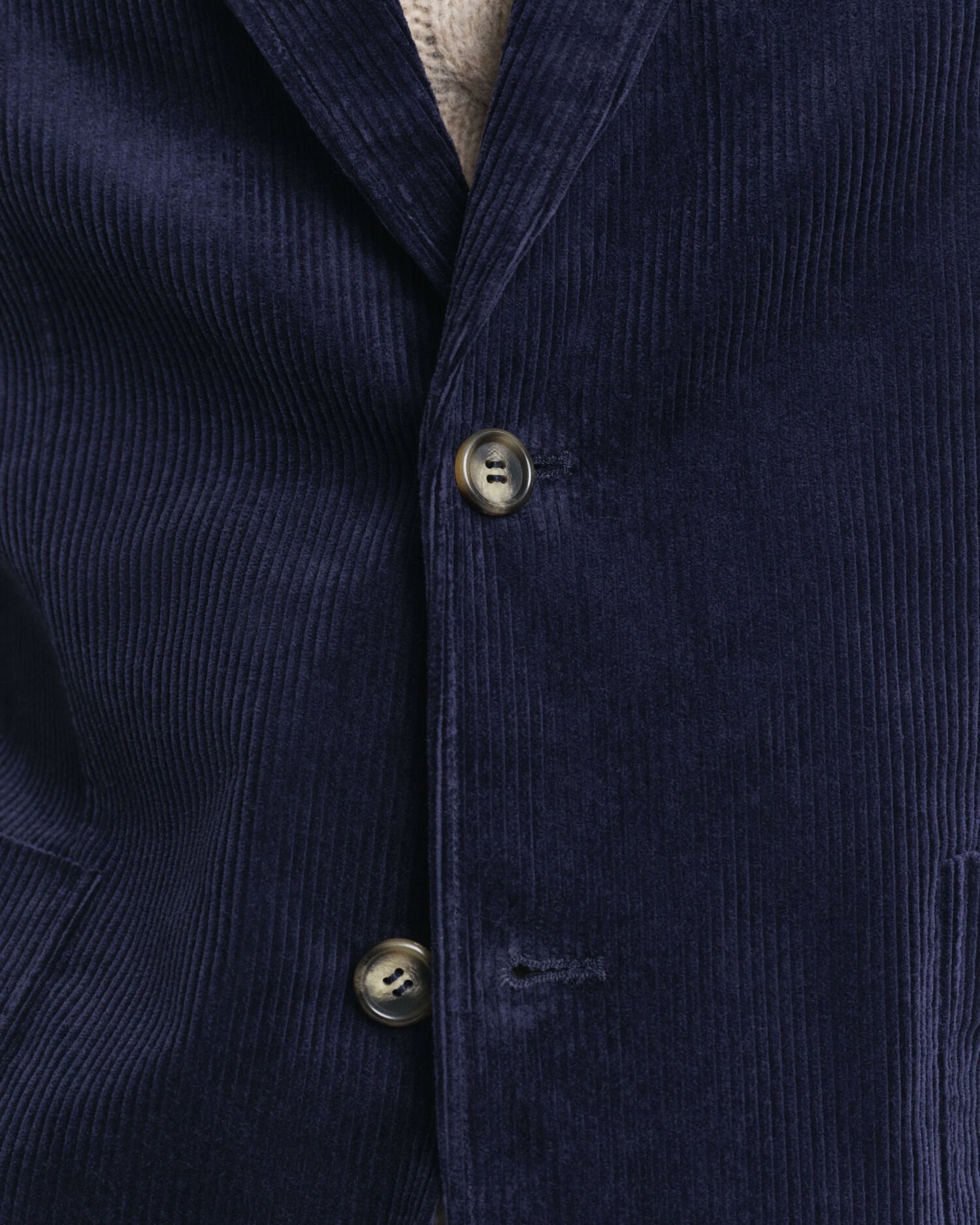 Veste blazer regular fit en velours côtelé