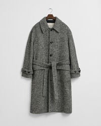 Manteau en tweed de laine
