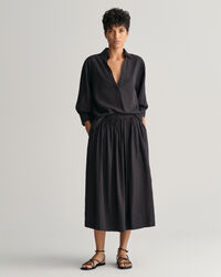 Jupe à rayures Seersucker Pull-On