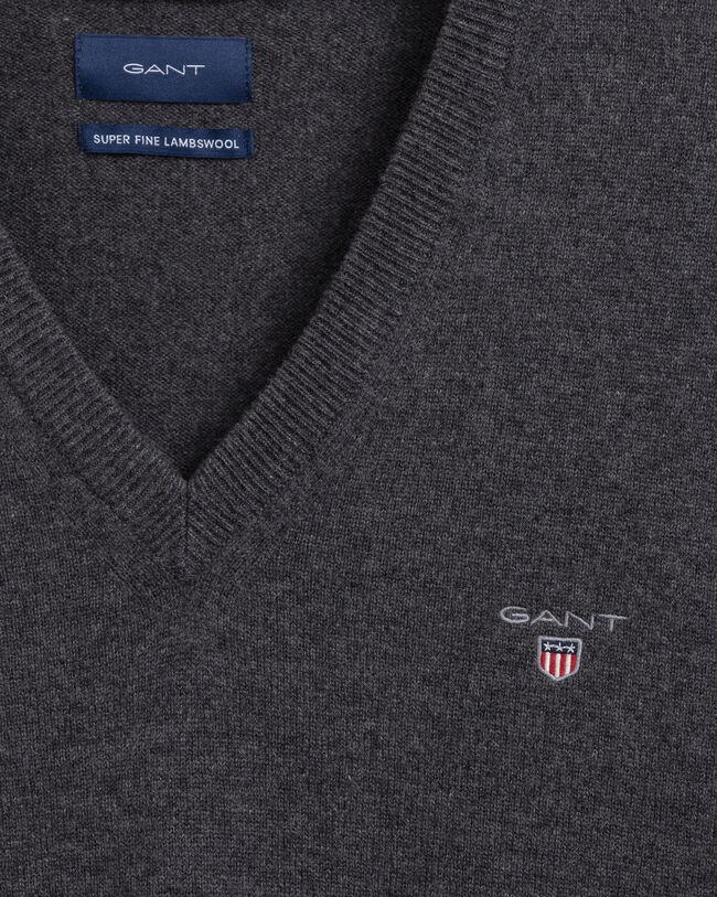 Pull col V en laine d'agneau ultrafine