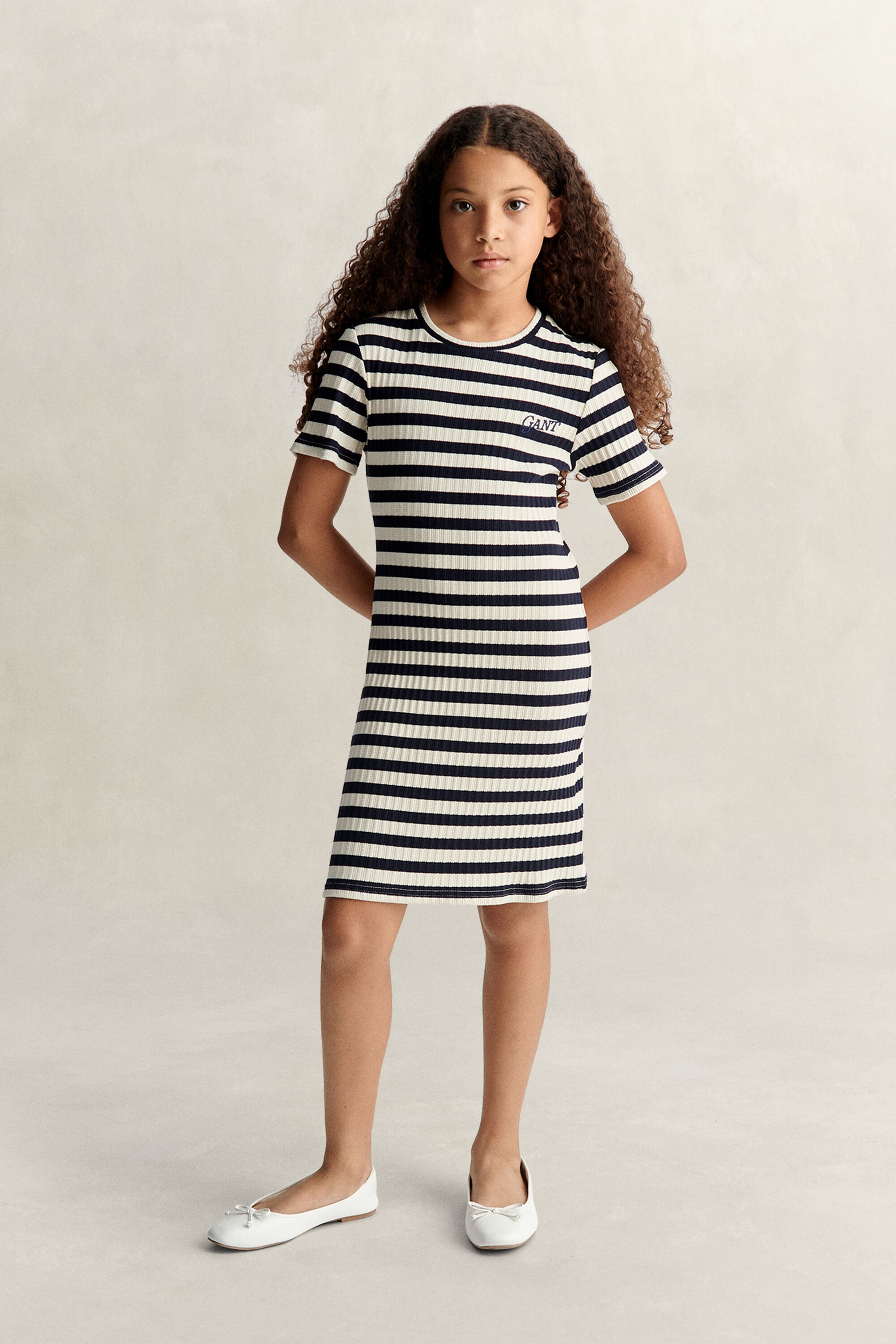 Robe à rayures Ado Fille