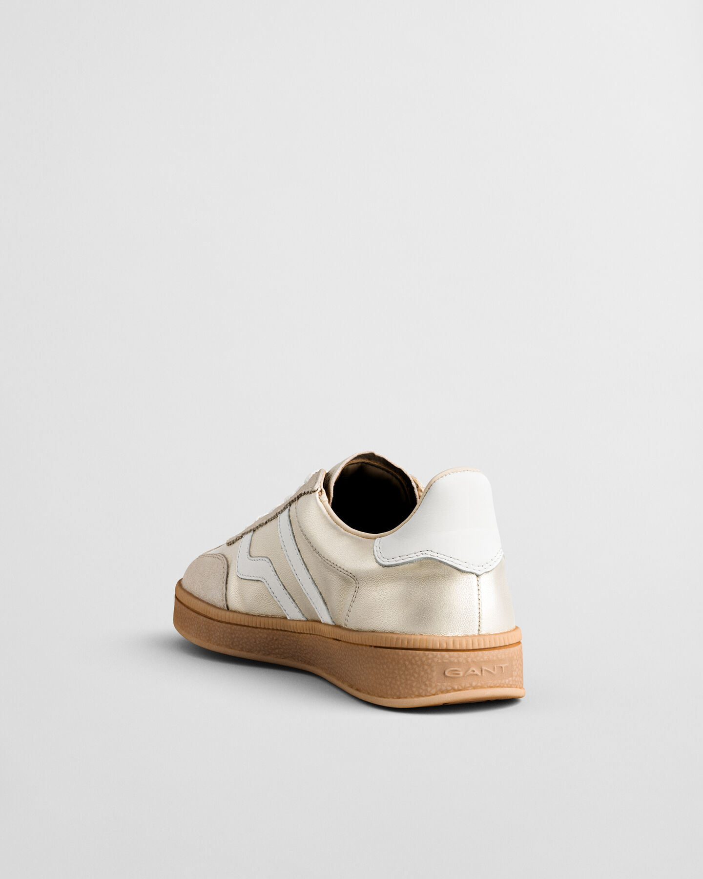 Baskets en cuir métallisé Cuzima