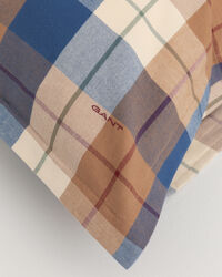 Taie d'oreiller en flanelle &agrave; carreaux