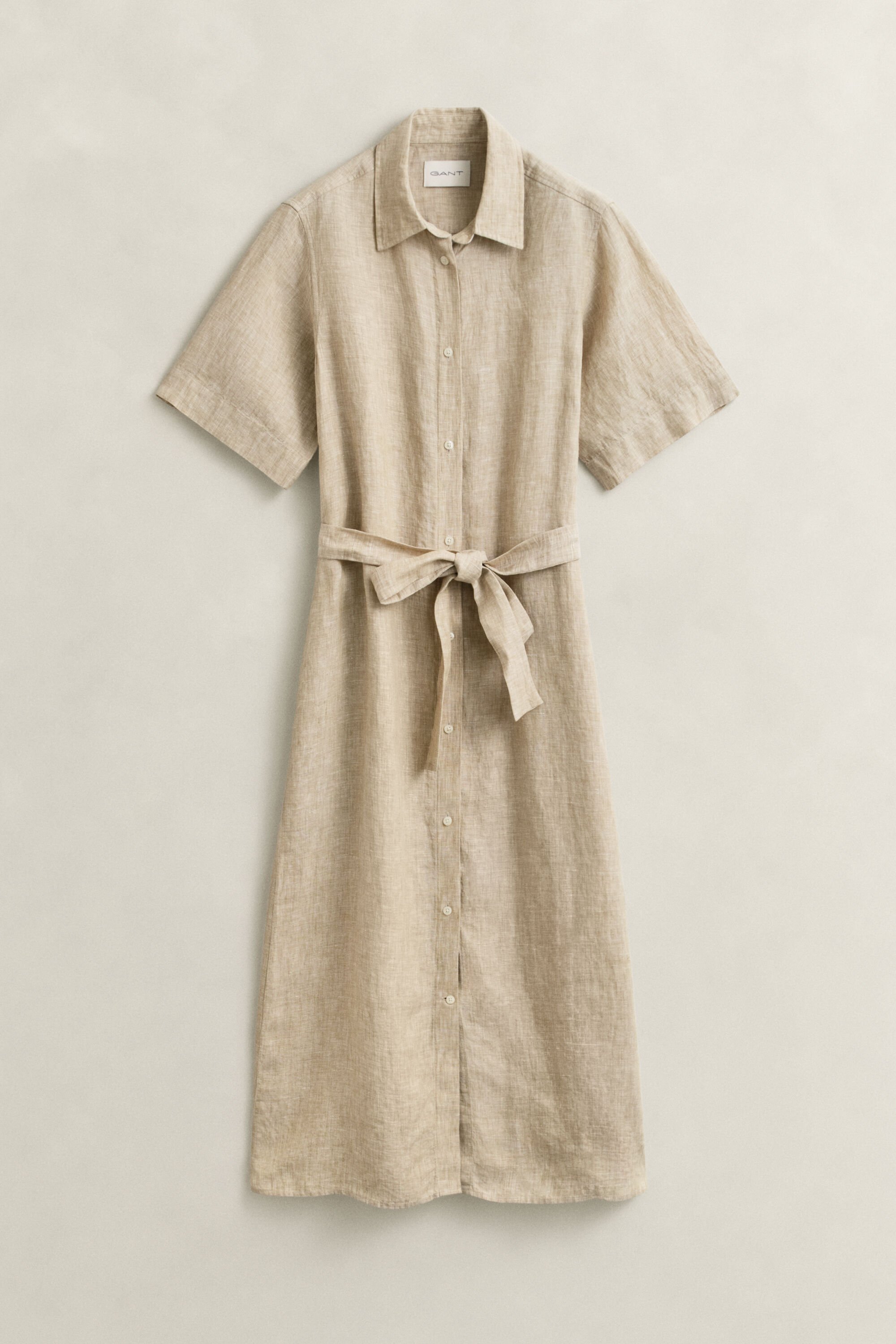 Robe-chemise en lin