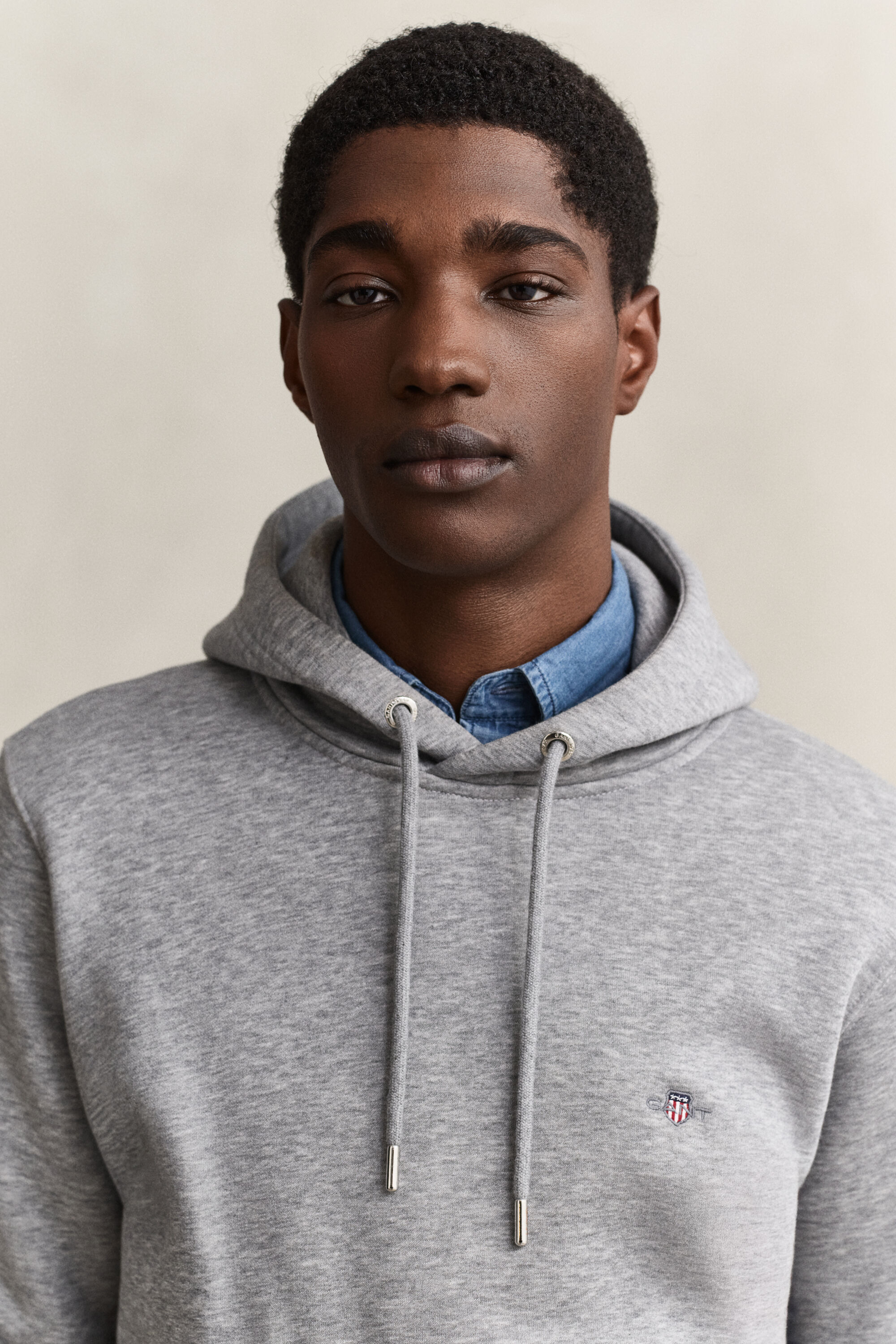 Sweat à capuche avec écusson