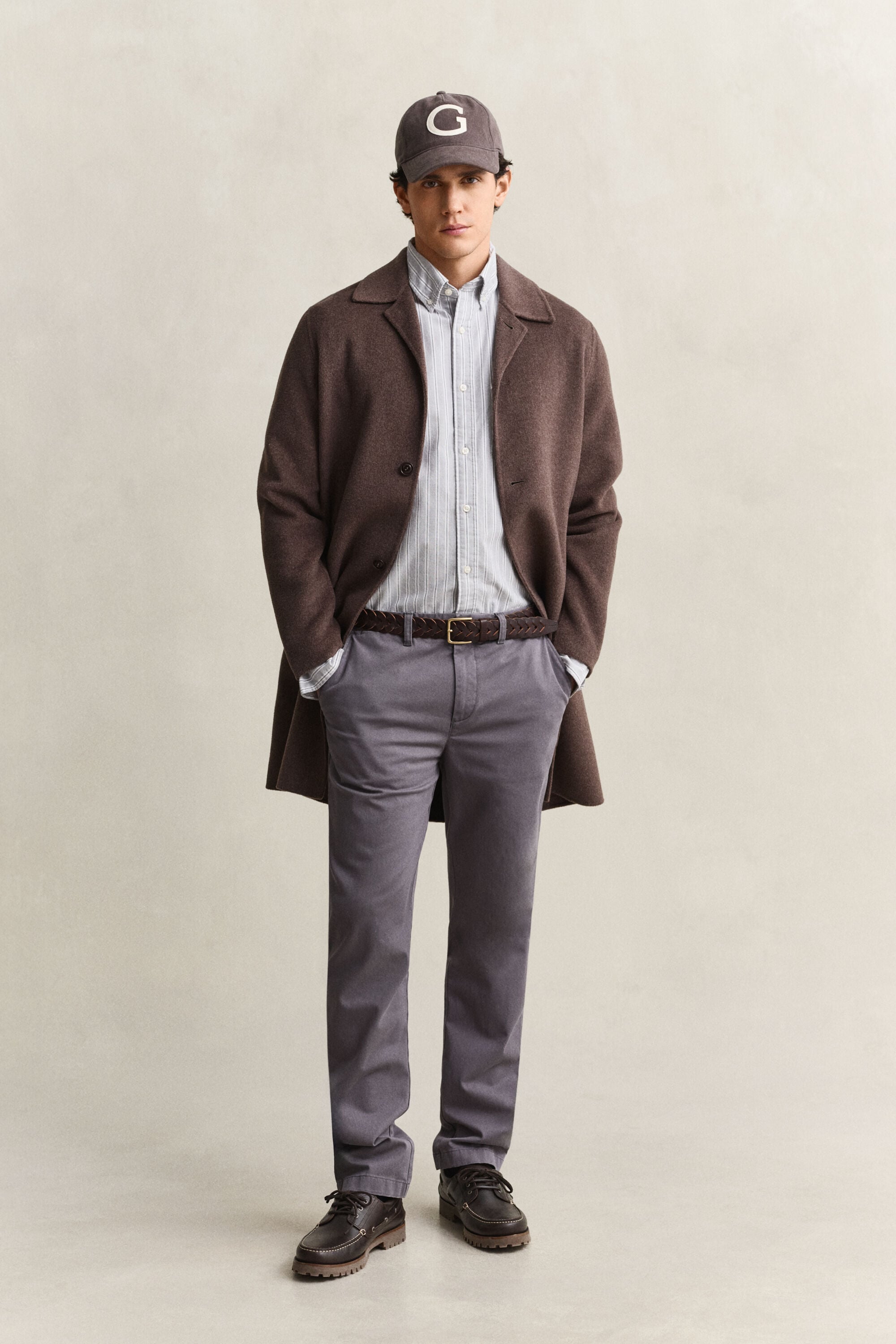 Pantalon chino coupe slim confortable