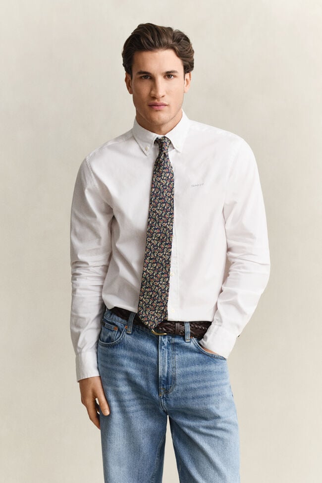 Chemise en coton Oxford Pinpoint
