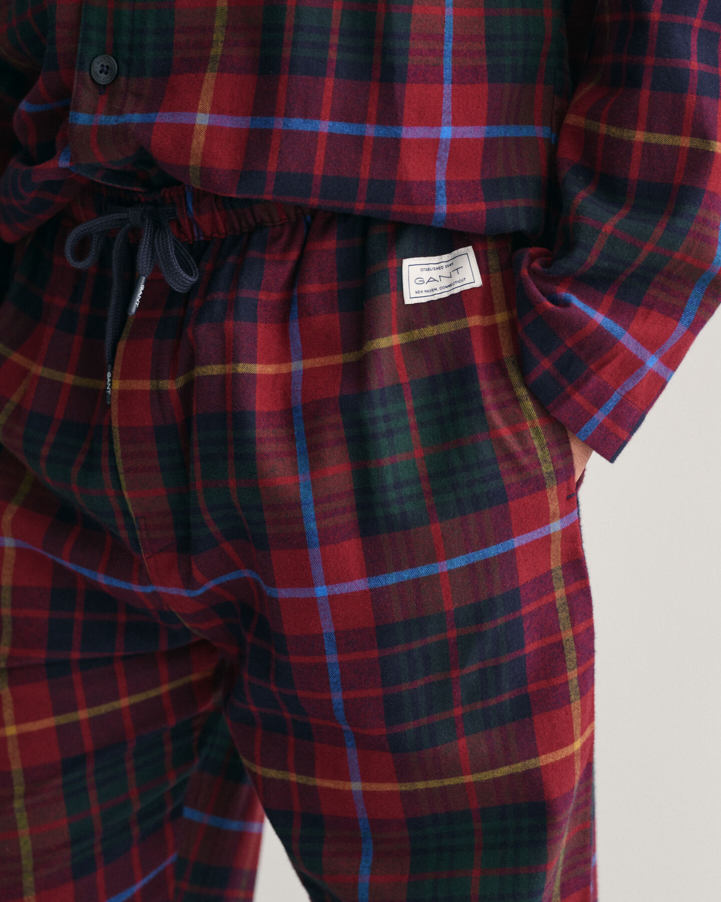 Coffret cadeau chemise et pantalon de pyjama en flanelle