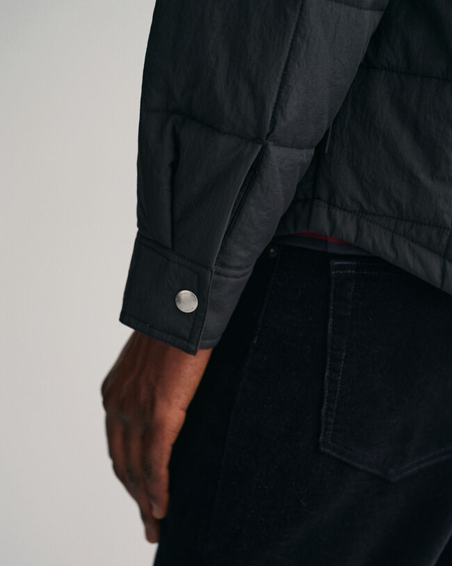 Veste-chemise matelass&eacute;e