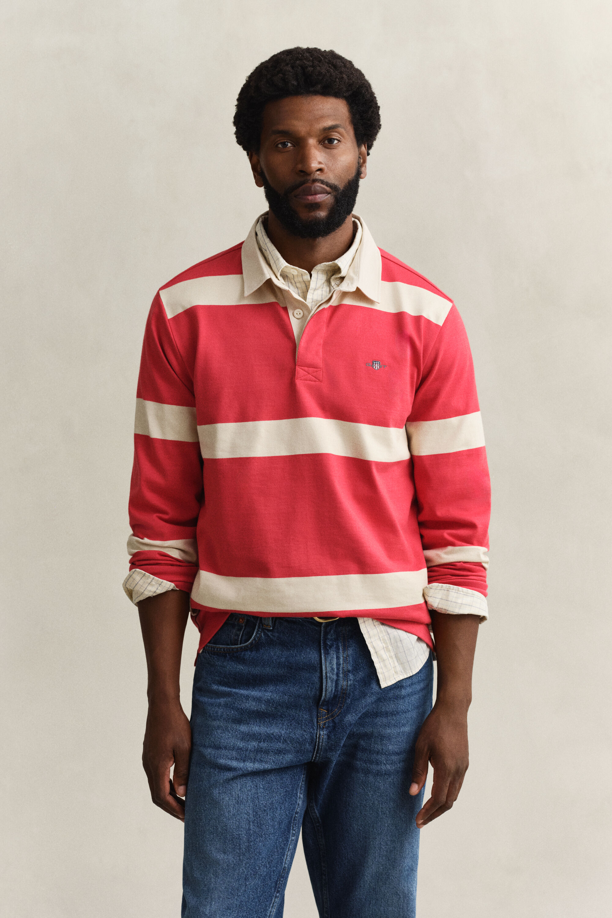 Polo Rugger à rayures