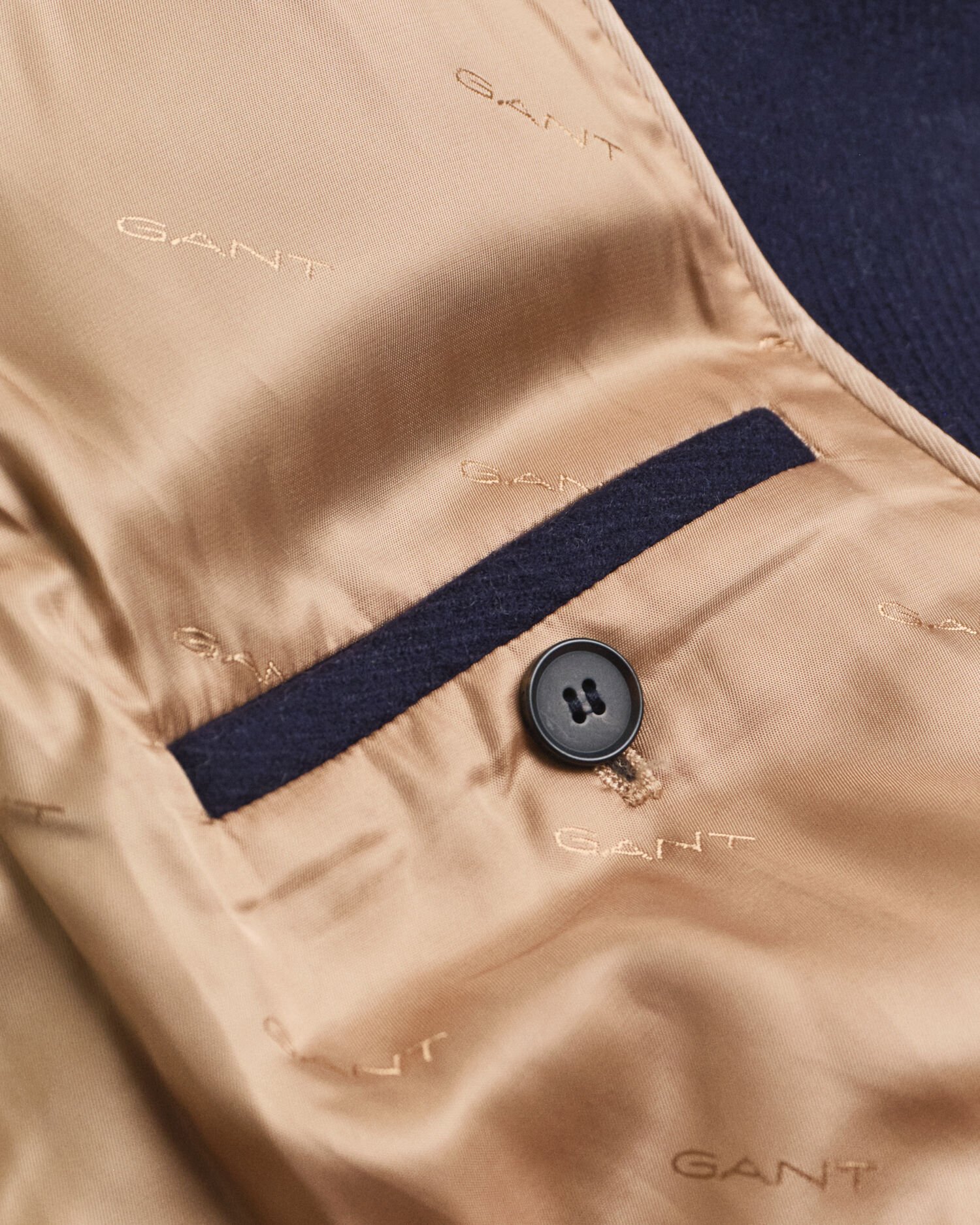 Caban en laine mélangée