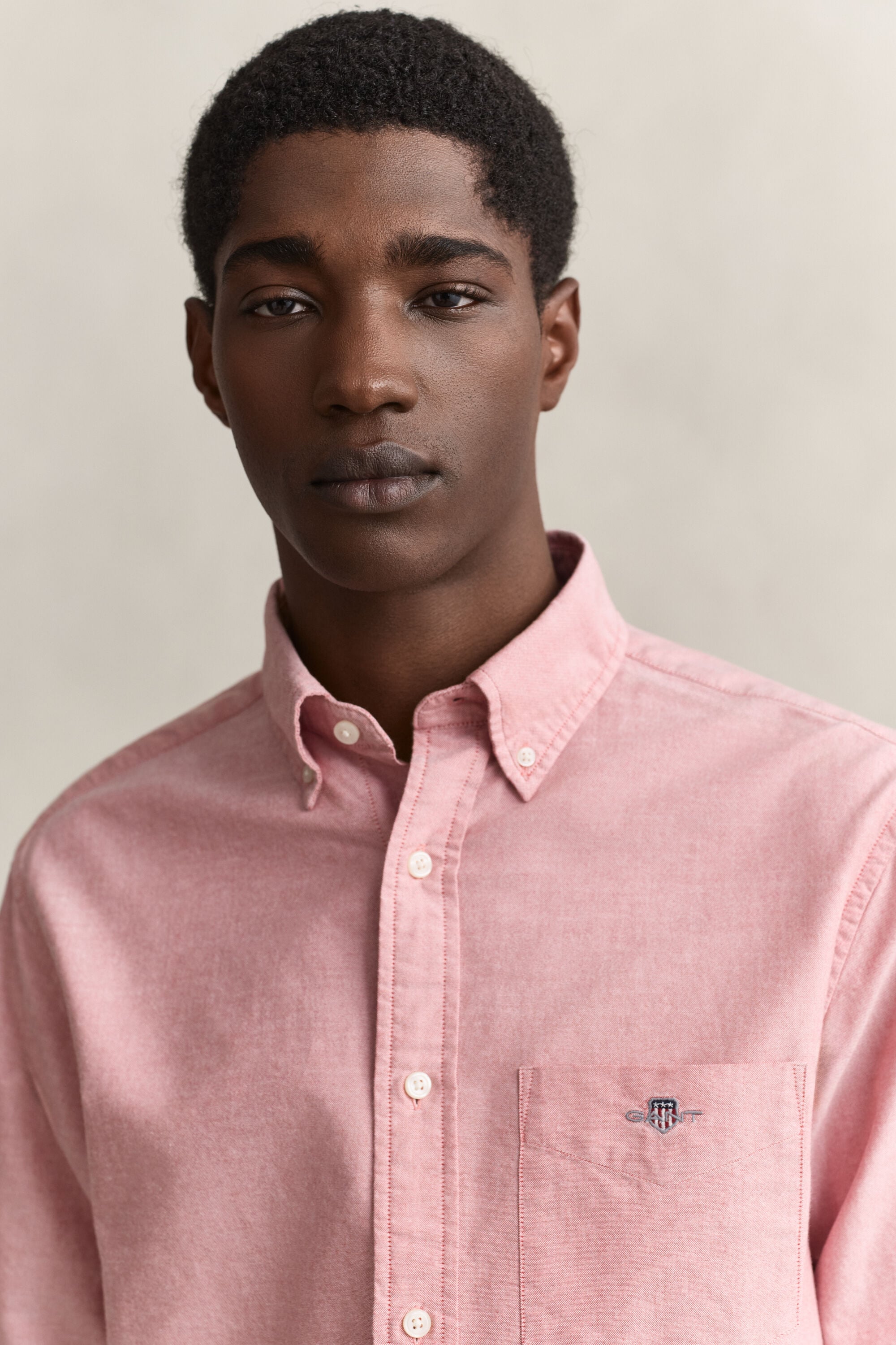 Chemise coupe regular en coton Oxford classique