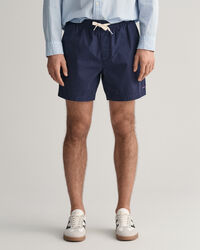 Short en coton avec cordon de serrage